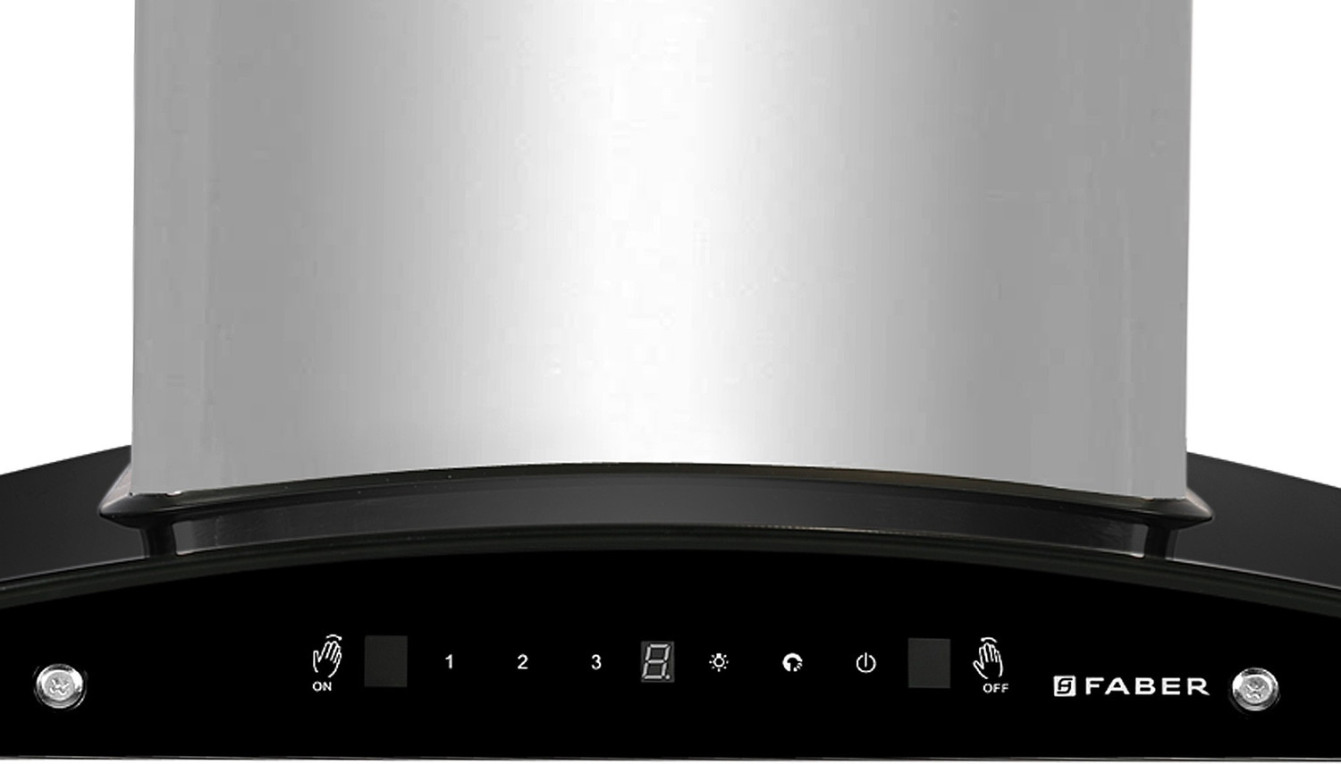 Image of FABER Hood Zest HC SC SS 90 Auto Clean Wall Mounted Stainless Steel 1100 CMH Chimney