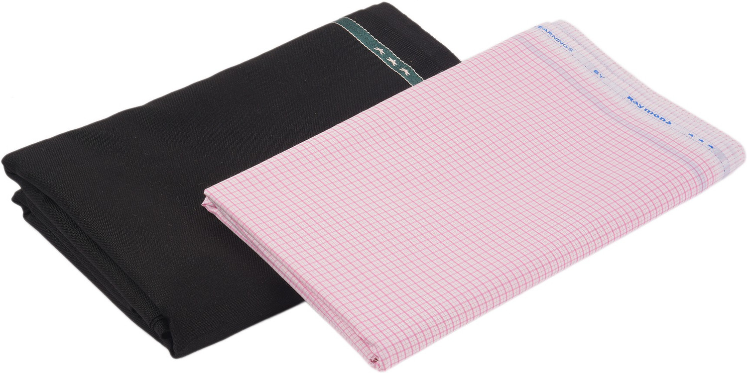 Image of Raymond Polycotton Checkered Shirt & Trouser Fabric