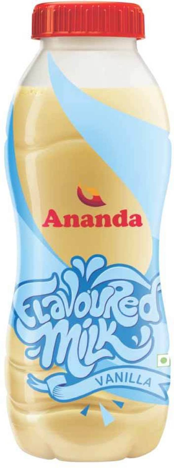 Ananda Vanilla Flavoured Milk 160 ml Pet Bottle