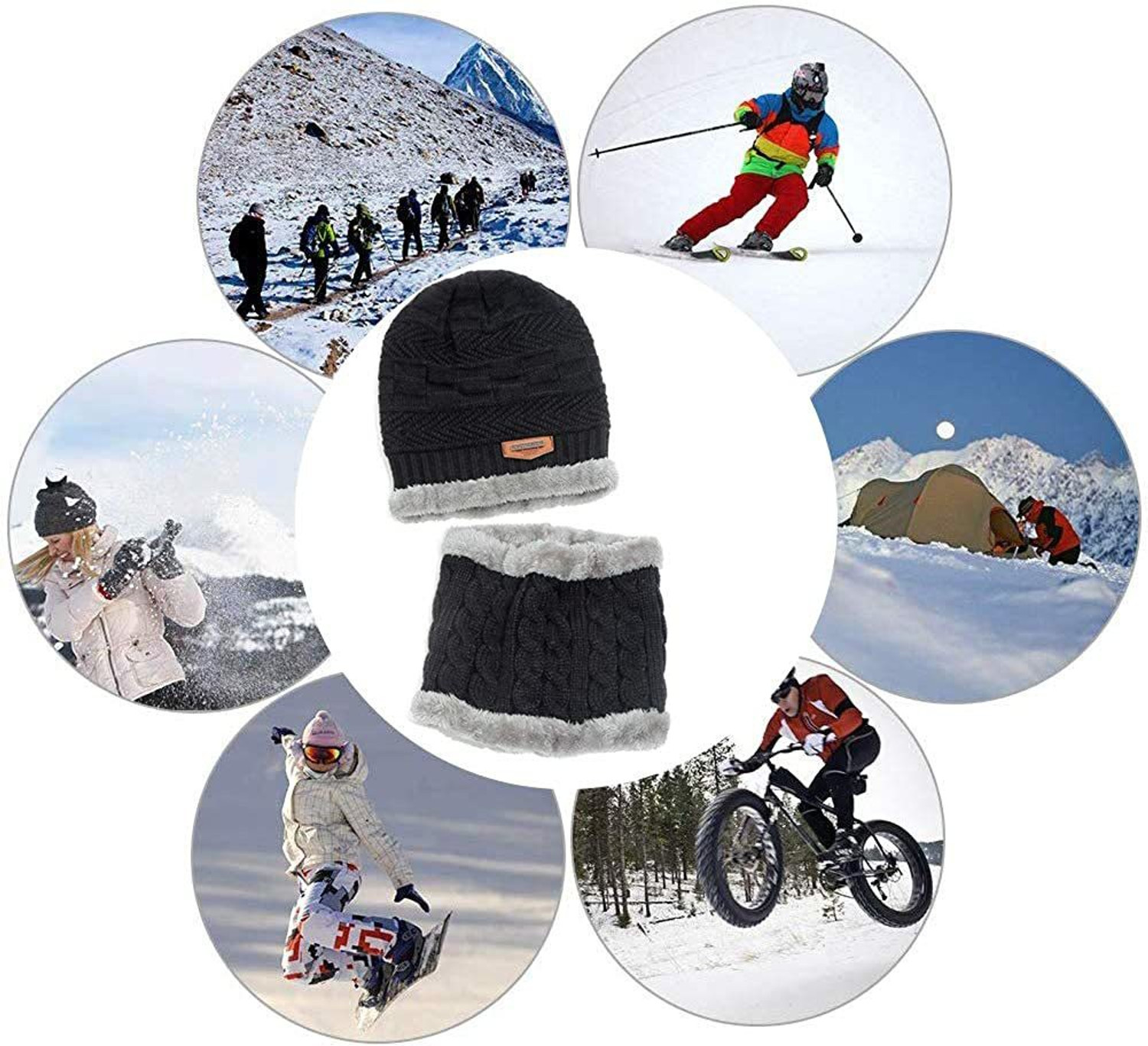 Image of INFISPACE Self Design Beanie