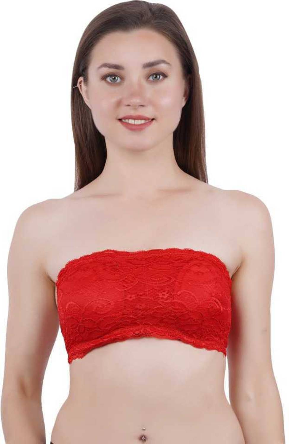 Norvia Women Bandeau/Tube Lightly Padded Bra
