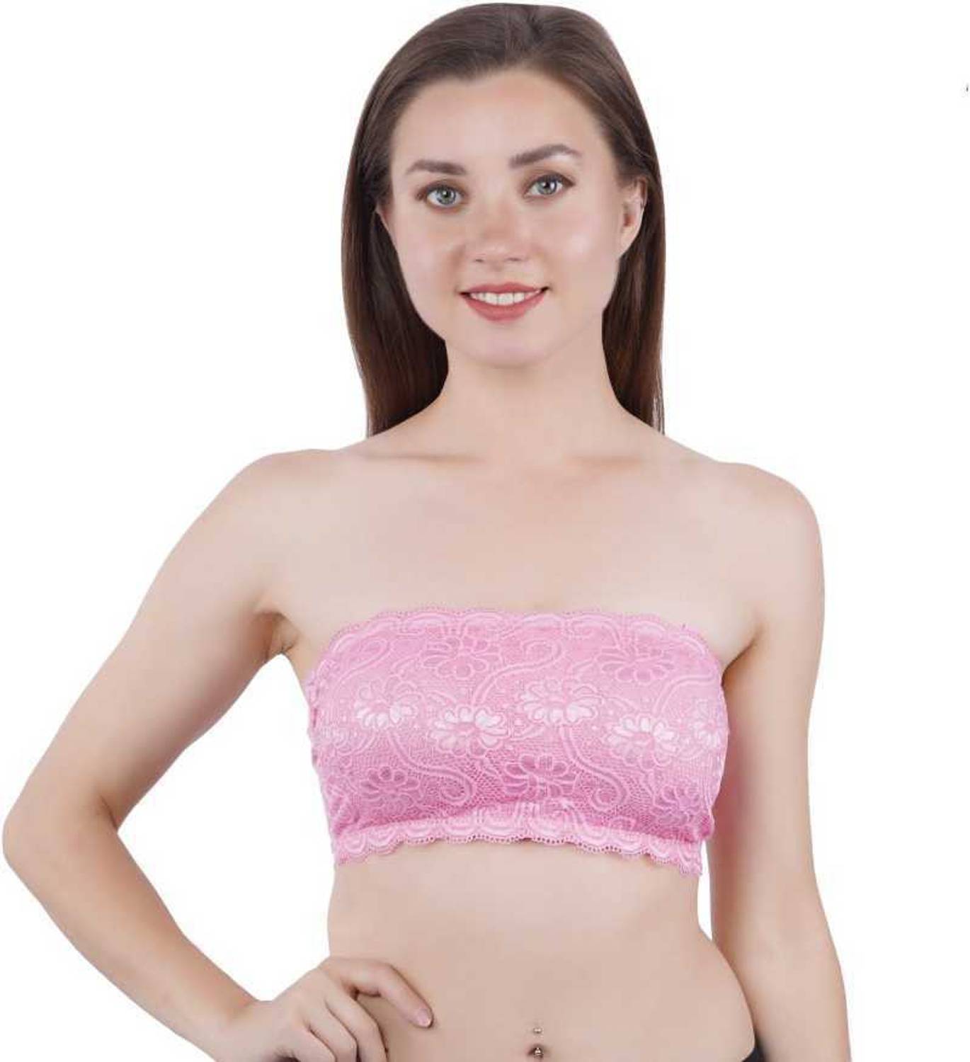 Norvia Women Bandeau/Tube Lightly Padded Bra