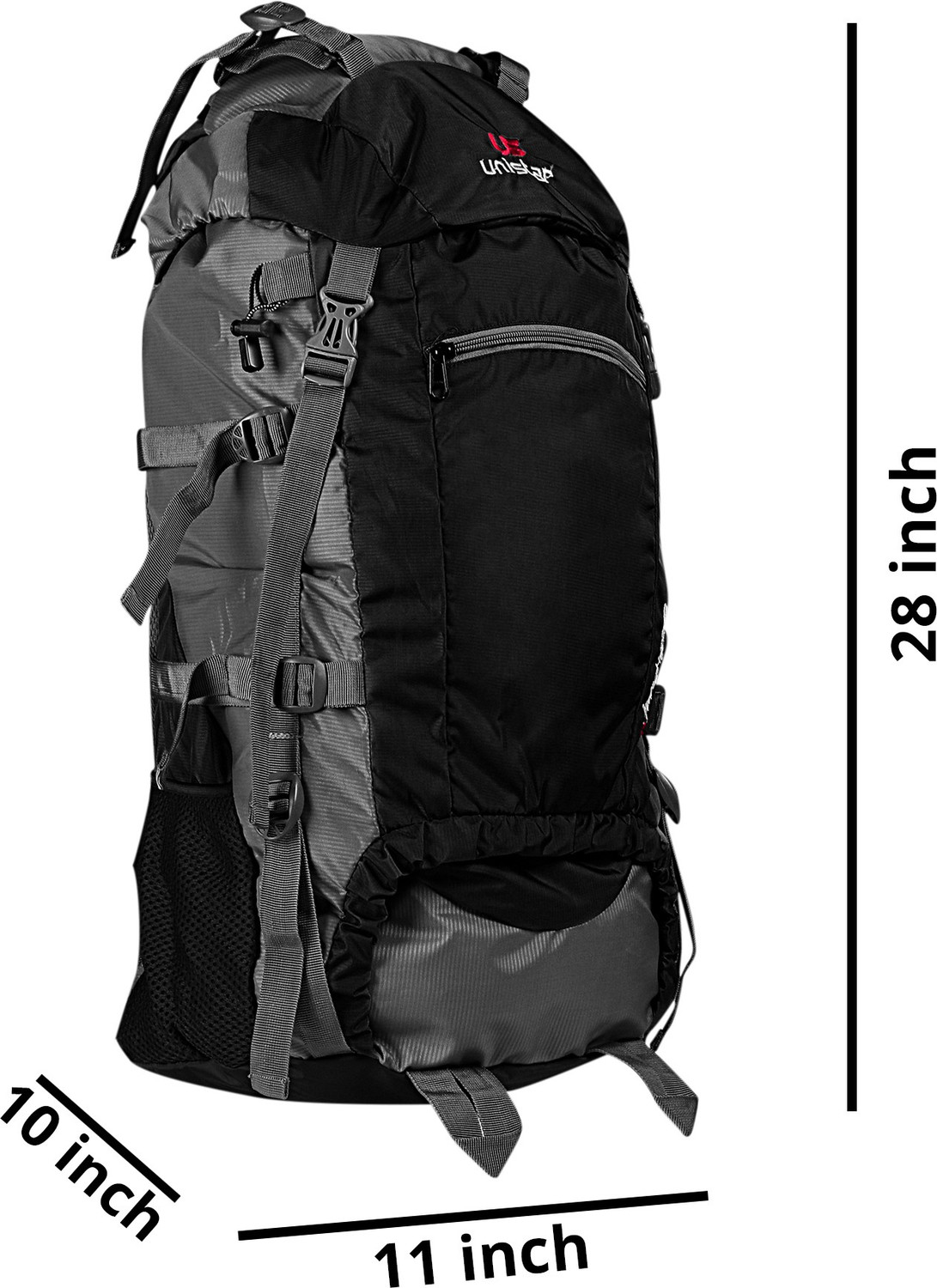Image of Unistar US 6002 BLACK Rucksack - 60 L