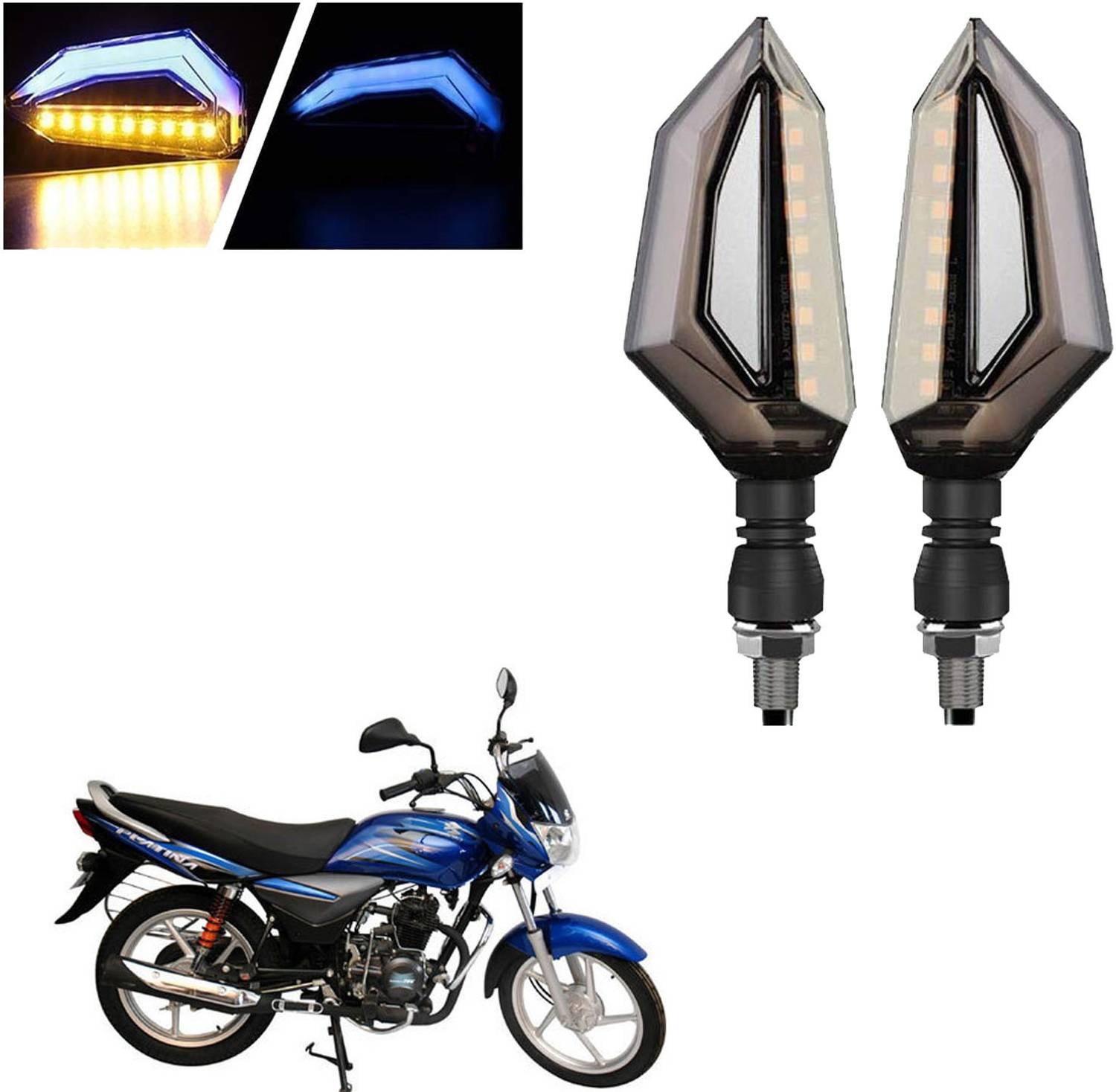 COMICAL LED Indicator Light for Bajaj Platina - Image 1
