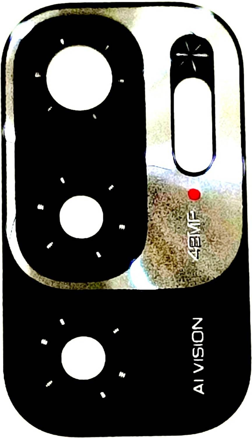 BLACKCLOUD Back Replacement Cover for Redmi Note 10T 5G Back Rear Camera Glass, Lens With Adhesive