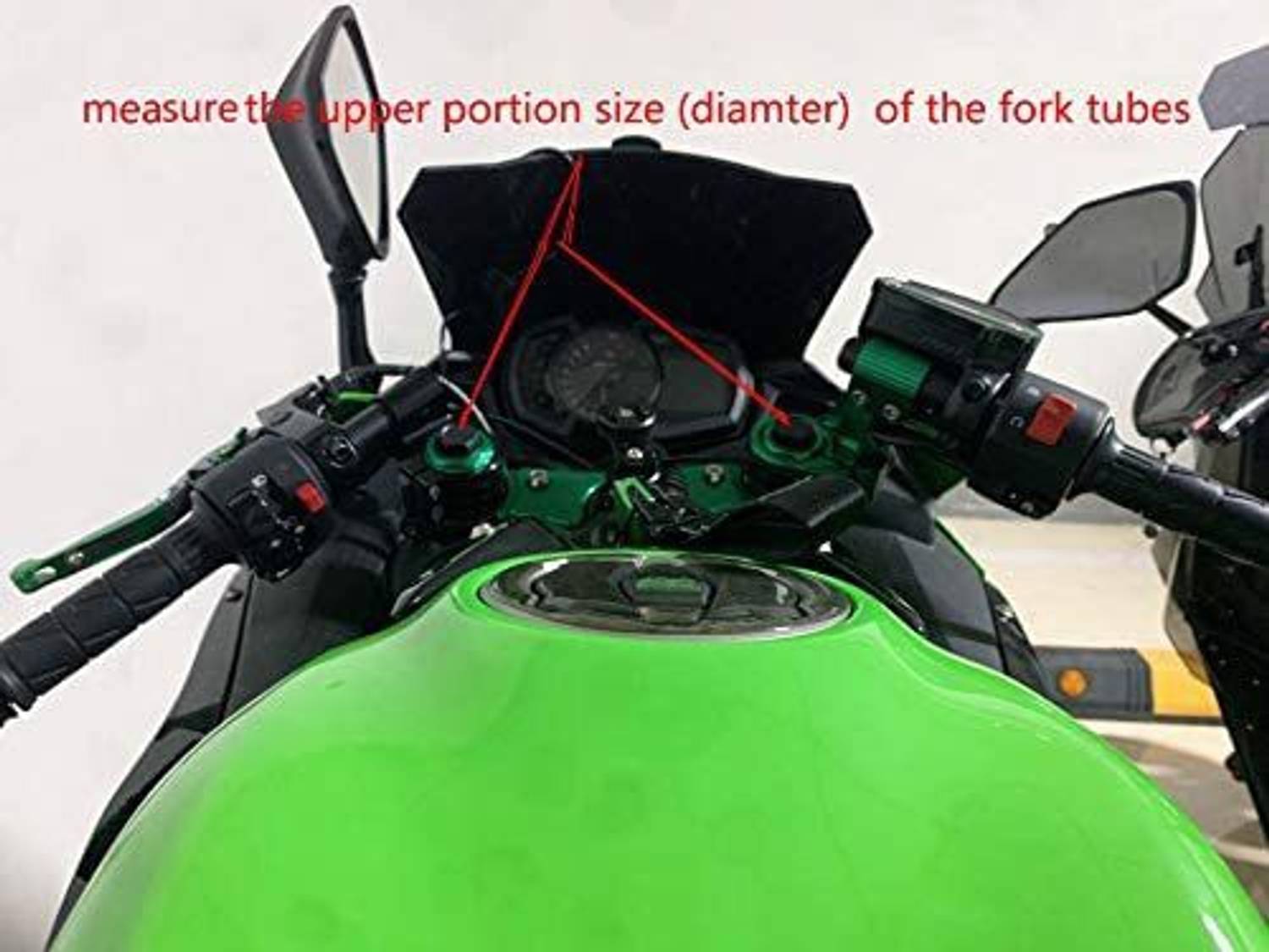 Vinayakart 41mm CNC Aluminum Clip-Ons Handlebar - Image 5
