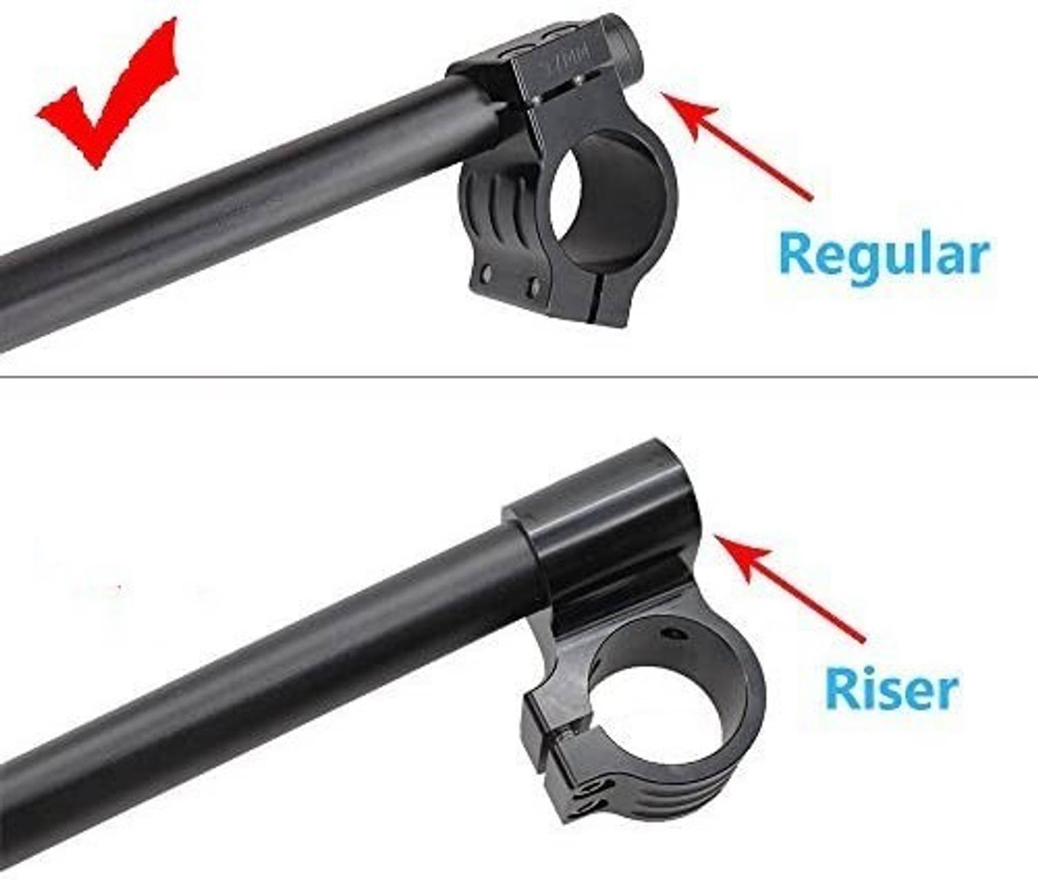 Vinayakart 41mm CNC Aluminum Clip-Ons Handlebar - Image 3