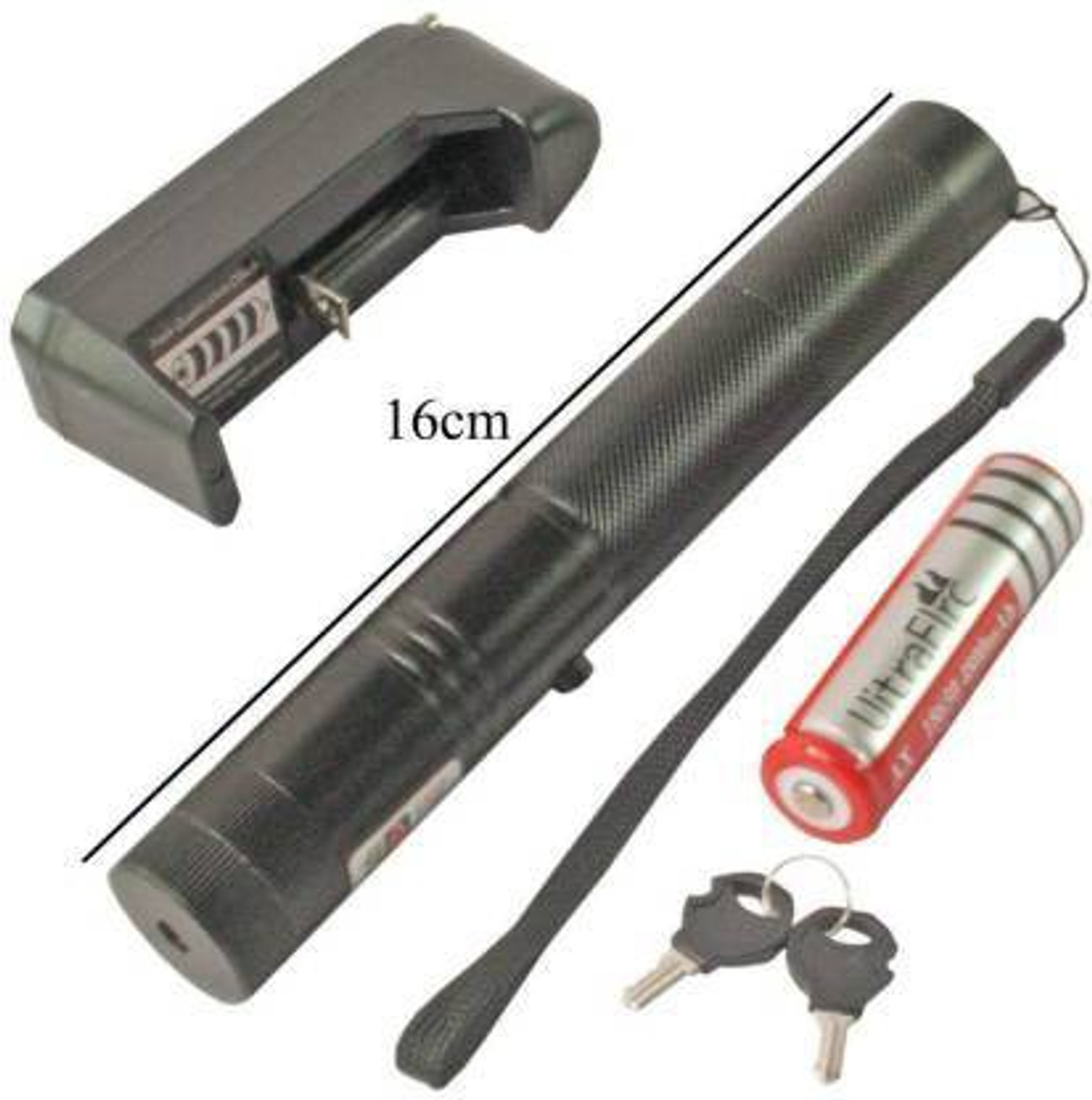Image of SERVEUTTAM 5 Mile Powerful Laser 303 Adjustable Focus 532nm Green Laser Light Flashlight Laser Pointer Pen for Hunting (532 nm, Green)