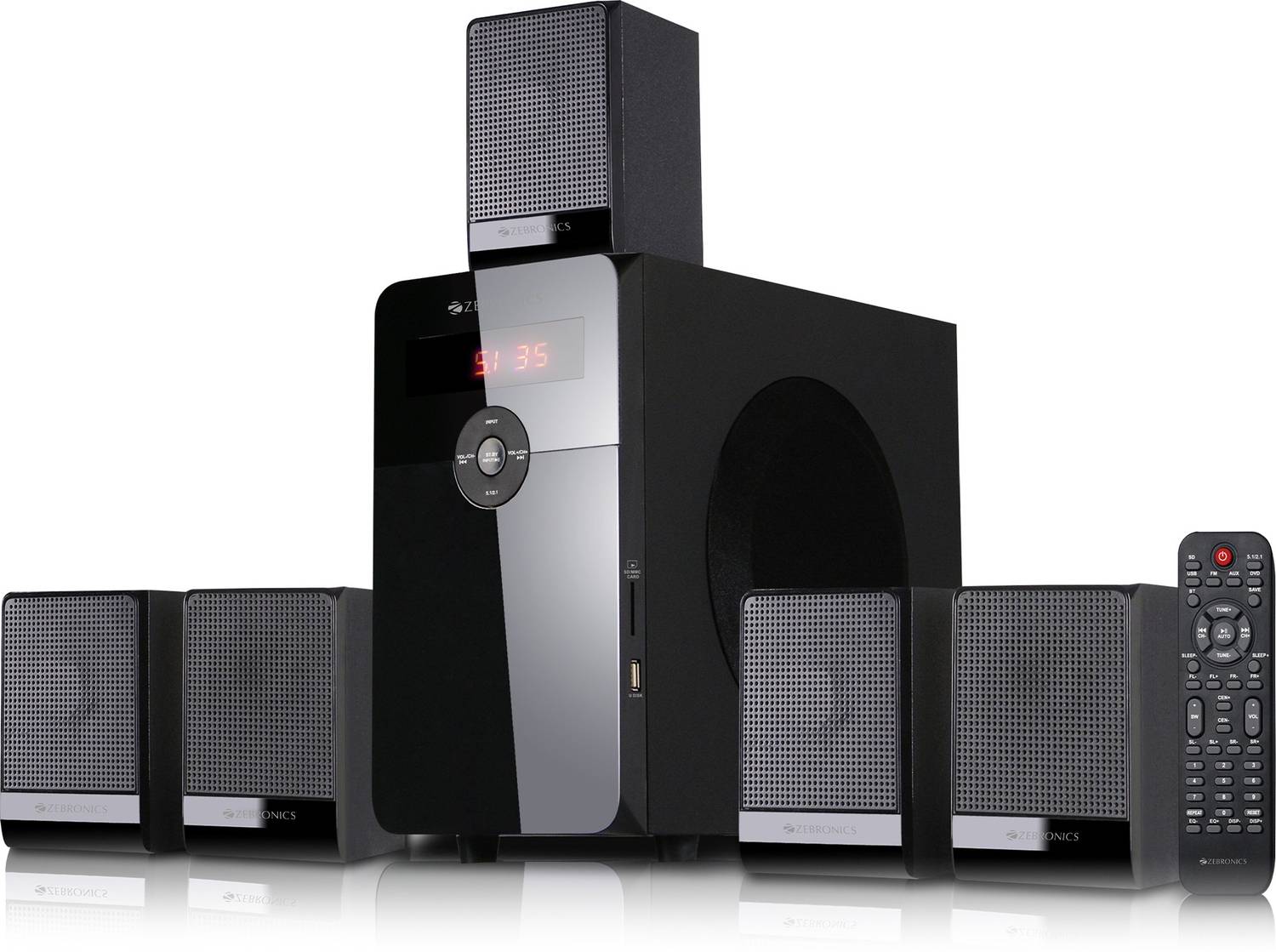 ZEBRONICS ZEB-BT6591RUCF 70W Bluetooth Home Theatre
