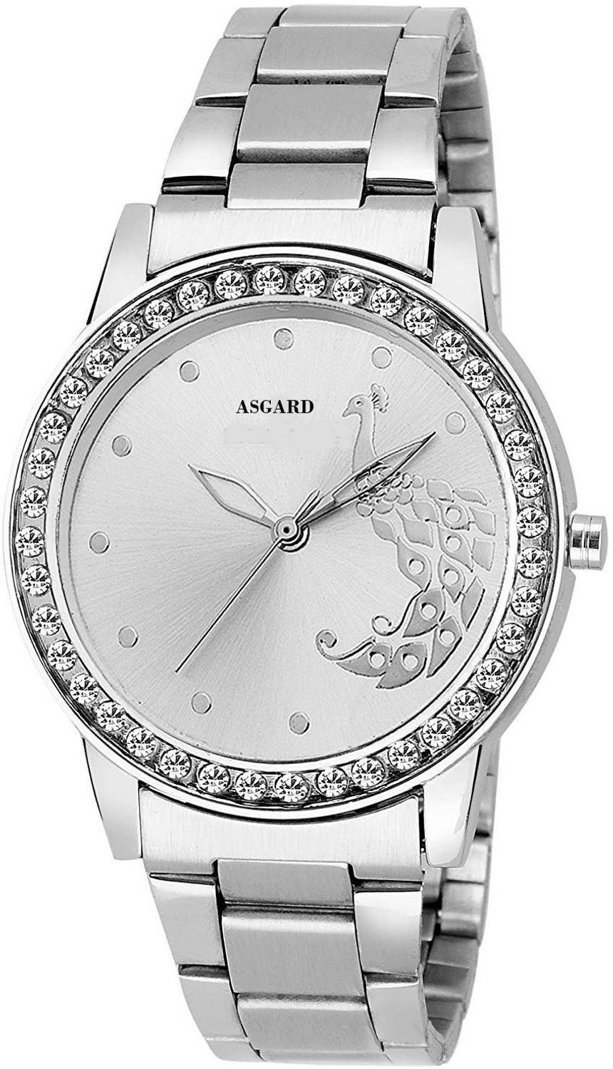 ASGARD Silver Analog Watch - For Women