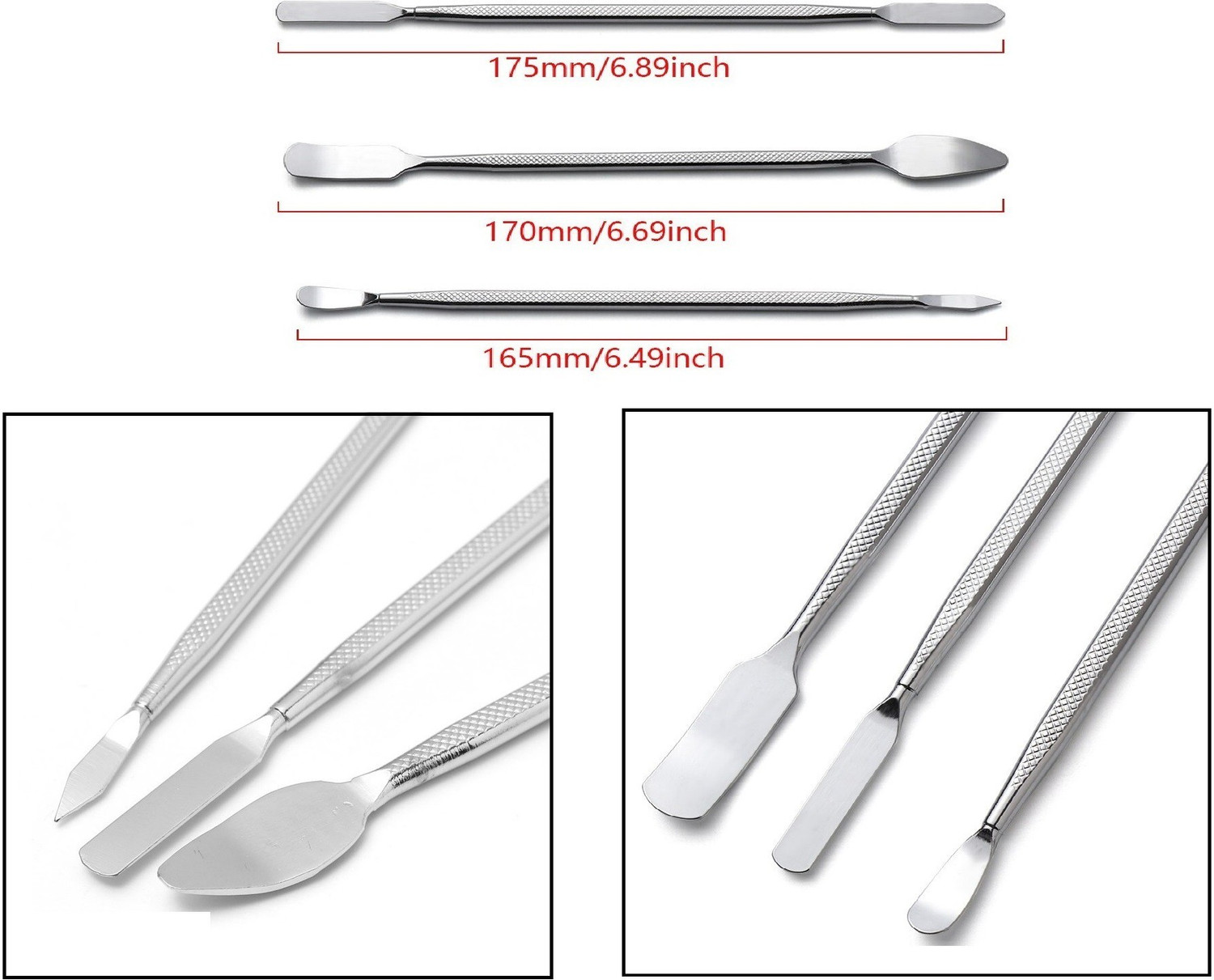Image of WOWSOME 8 in 1 Opening Pry Tool Kit with 3 Pcs Metal Spudger Dual Ends Opening Pry Tools for disassemble the LCD display iphone, iPad, iPod, Tablet, Laptop, MacBook and more Speeder Tool
