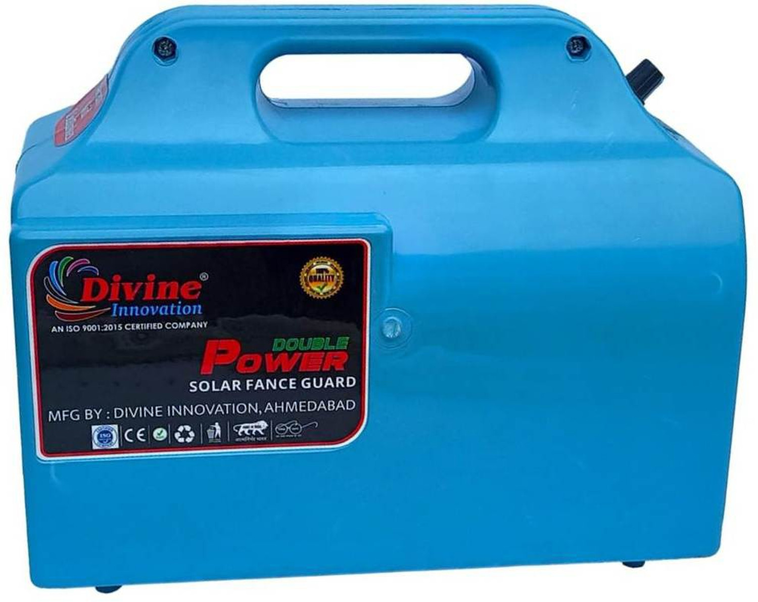 Image of Egoist Divine DOUBLE POWER Ac & DC Zatka Machine Solar Fence Energizer (160 VIGHA) PWM Solar Charge Controller