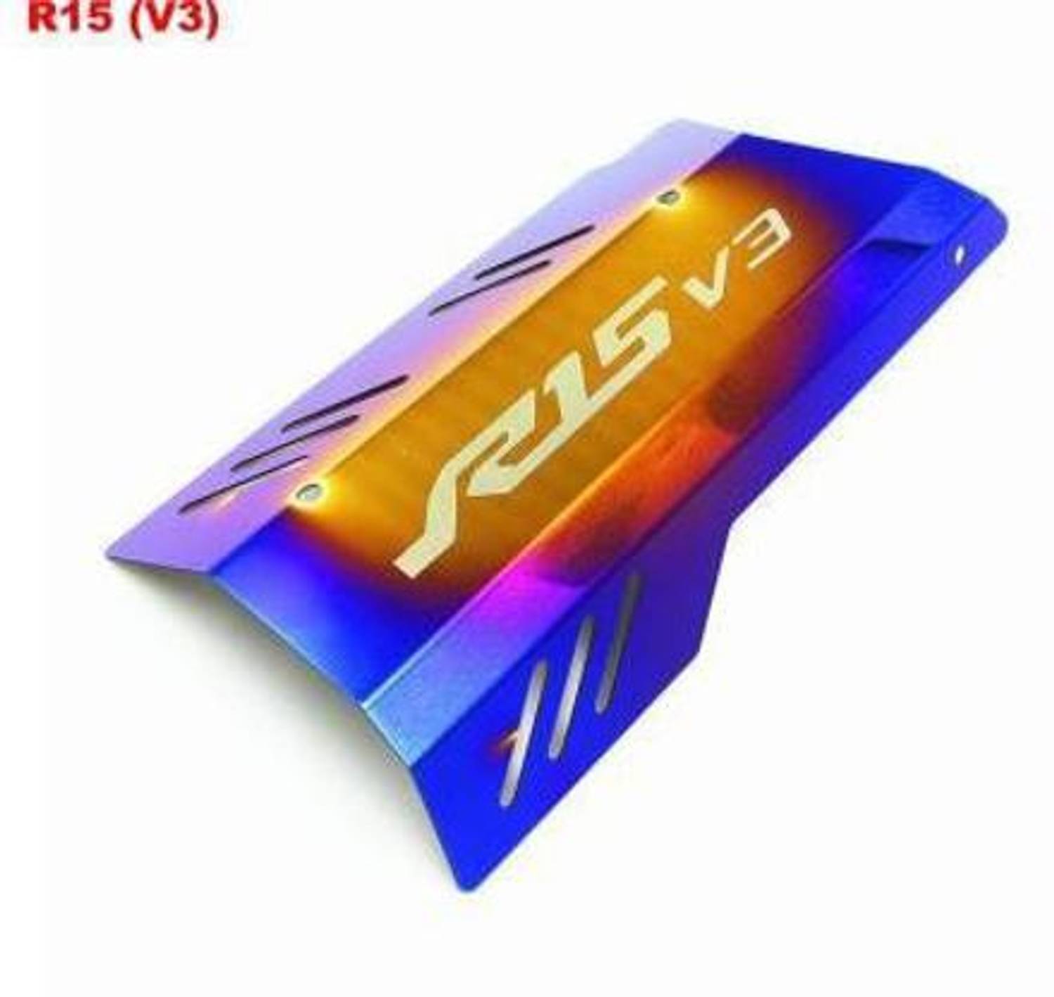 acube mart Motorcycle R15 v3 Exhaust Muffler Protector Heat Shield Cover Guard Anti-Scalding Cover Bike Exhaust Heat Shield