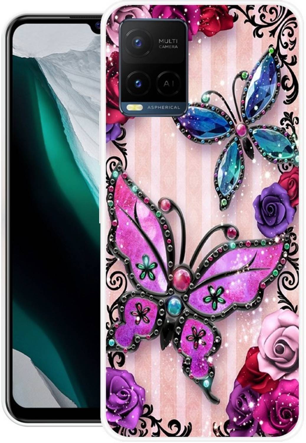 BLUEBUG Back Cover for Vivo Y33s