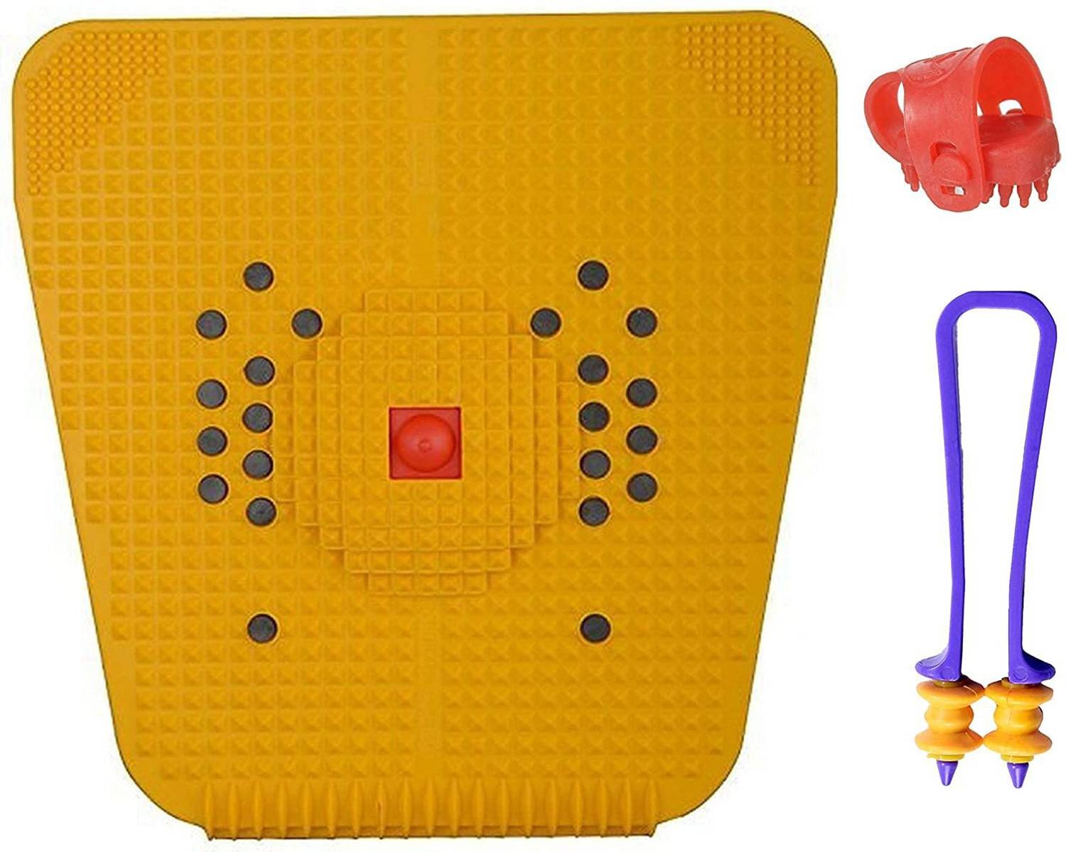 Acupunx 2000 Acupressure magnetic stress mat fitness mat home gym Powermat 2000 Acupressure Magnet Pyramids unique advance finger massager Thumb pad Massager