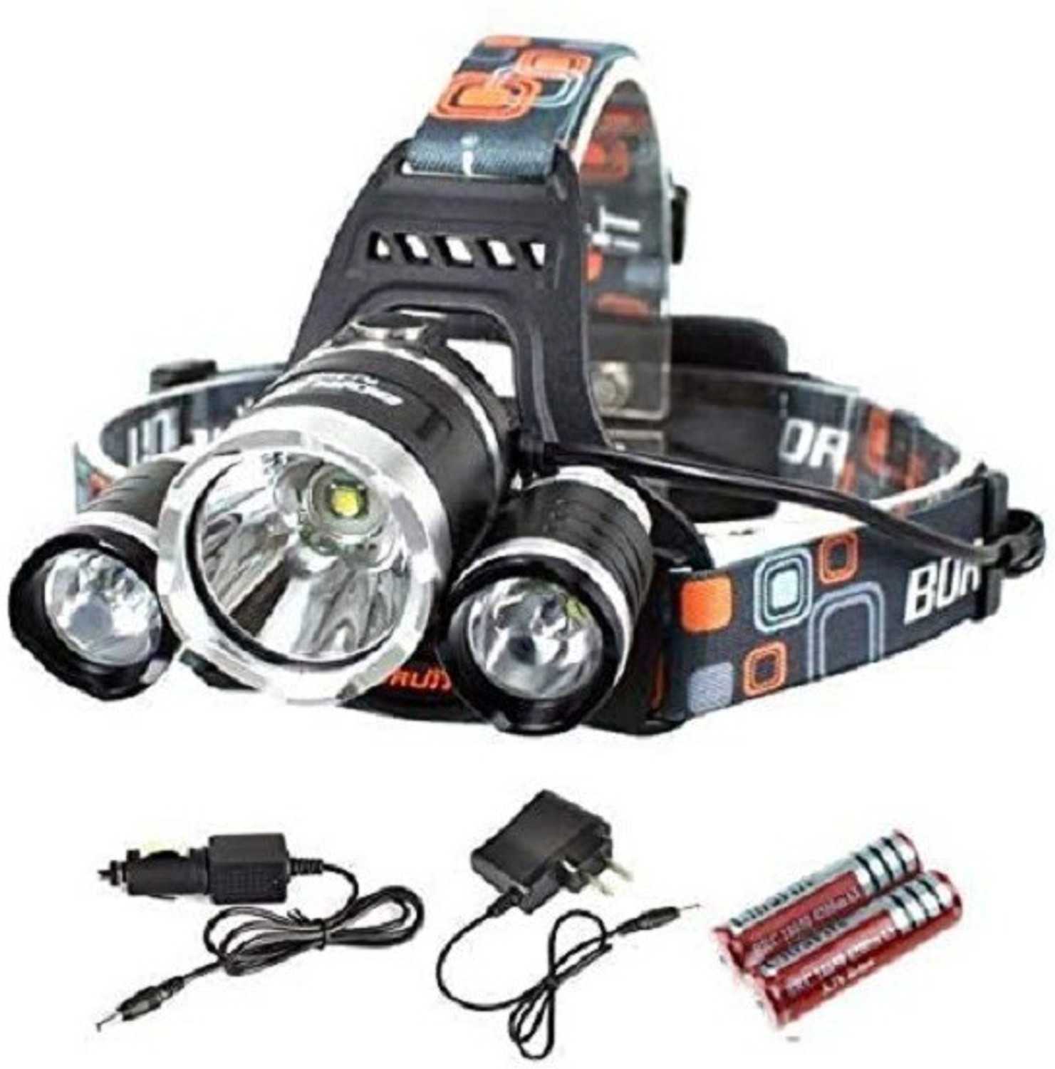 Image of PGK TRADERS 3 LED Head lamp Torch