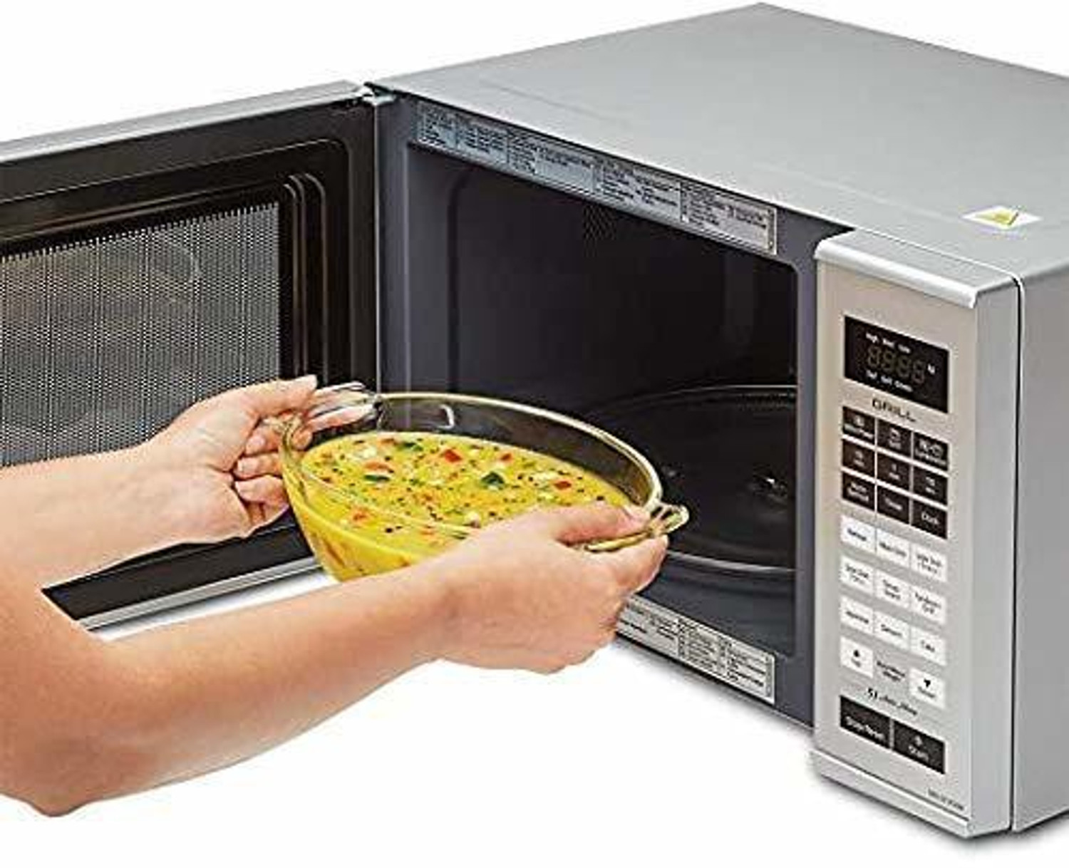 Image of BINZO Big Large Size Casserole with Glass Lid, 2500 ml, 2.5 Litre Serve Casserole