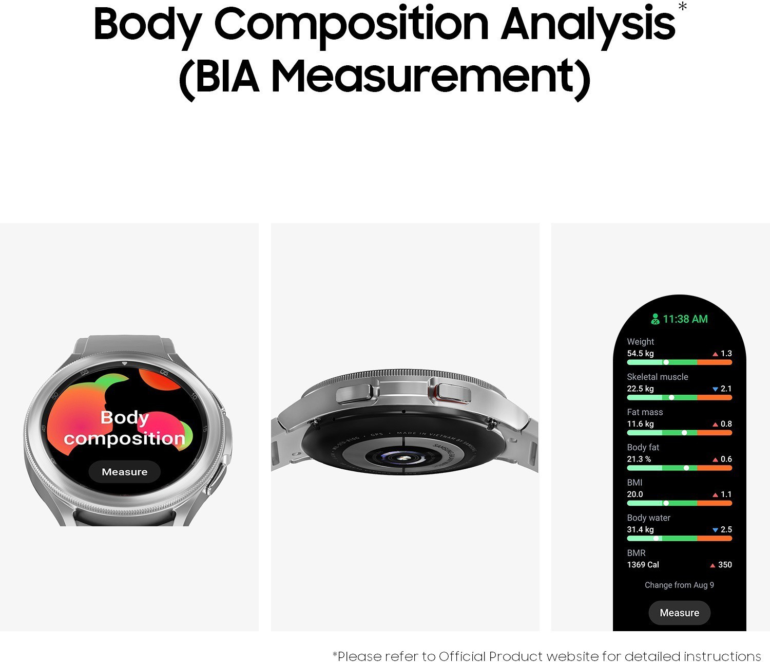 Image of Samsung Watch 4 Classic, 42mm Super AMOLED BT Calling with Body Composition Tracking