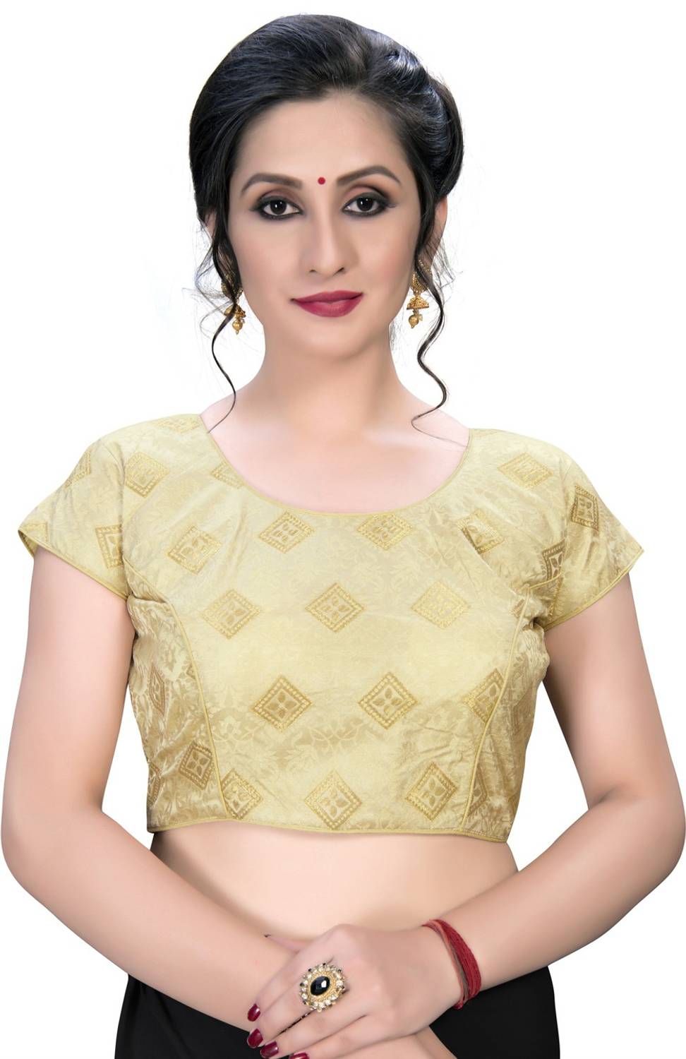 Blousery Round Neck Women Blouse