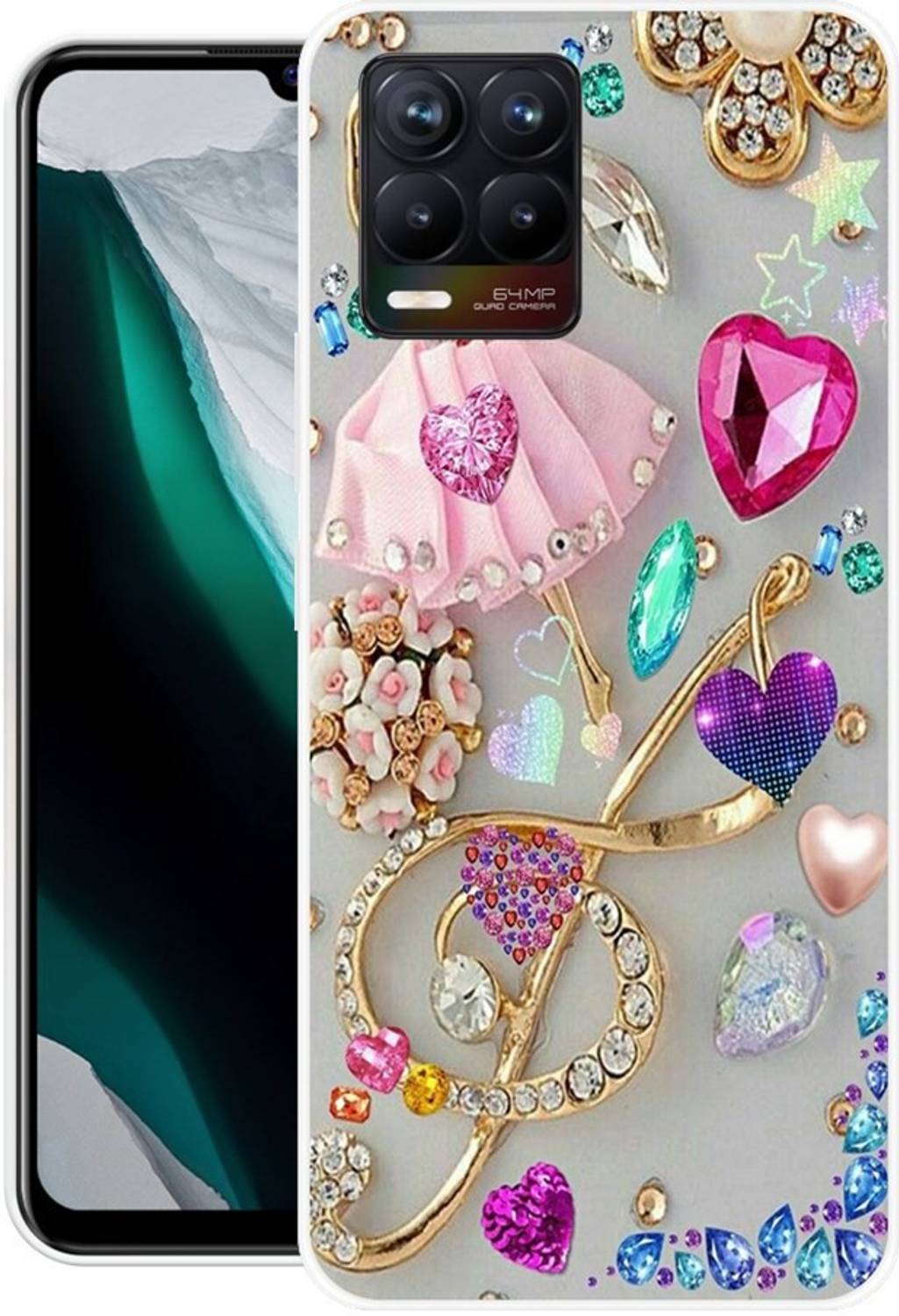 BLUEBUG Back Cover for Realme 8