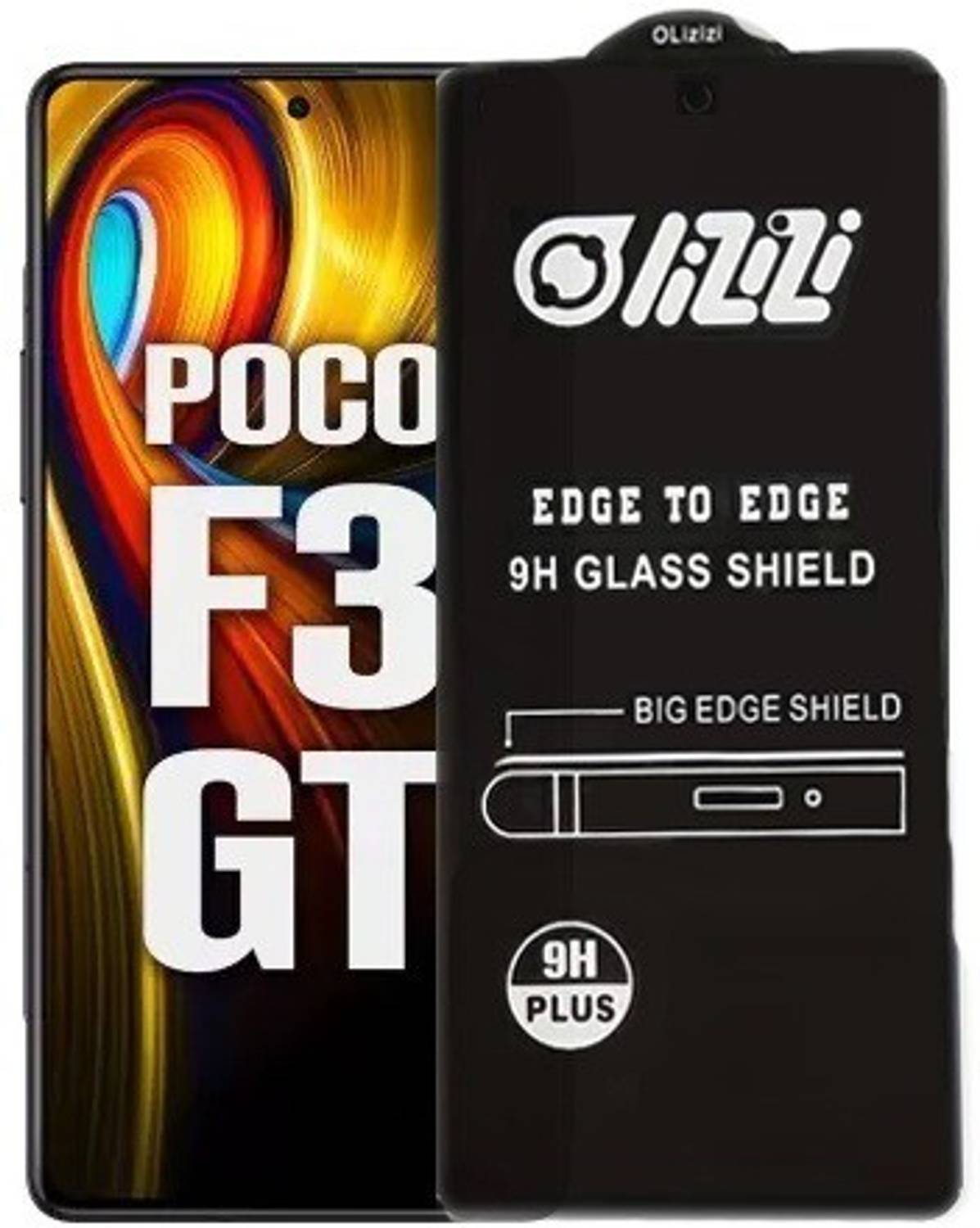 Bigil Edge To Edge Tempered Glass for POCO F3 GT