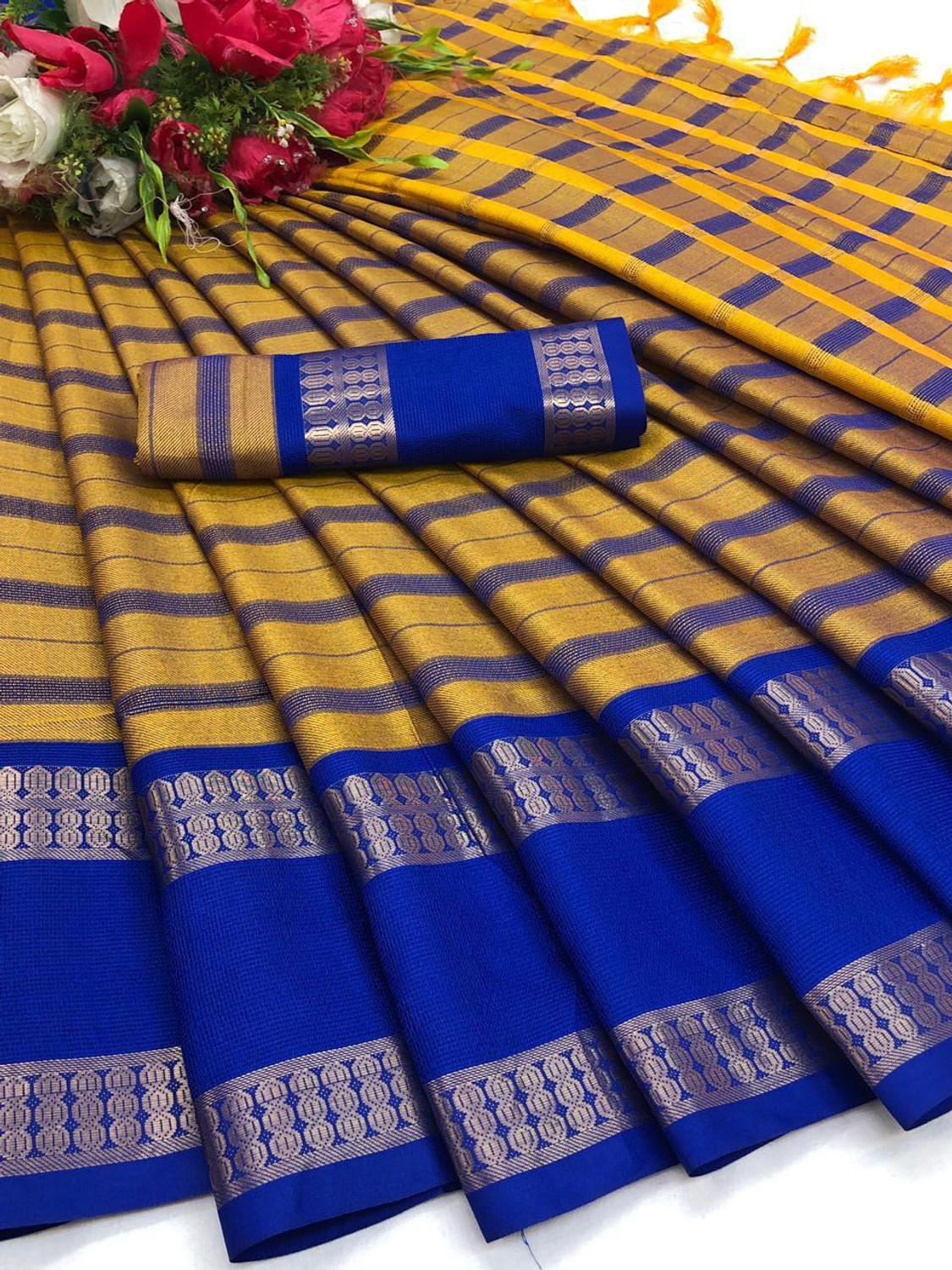 Image of VRINDITA FASHION Woven Daily Wear Art Silk, Cotton Silk Saree