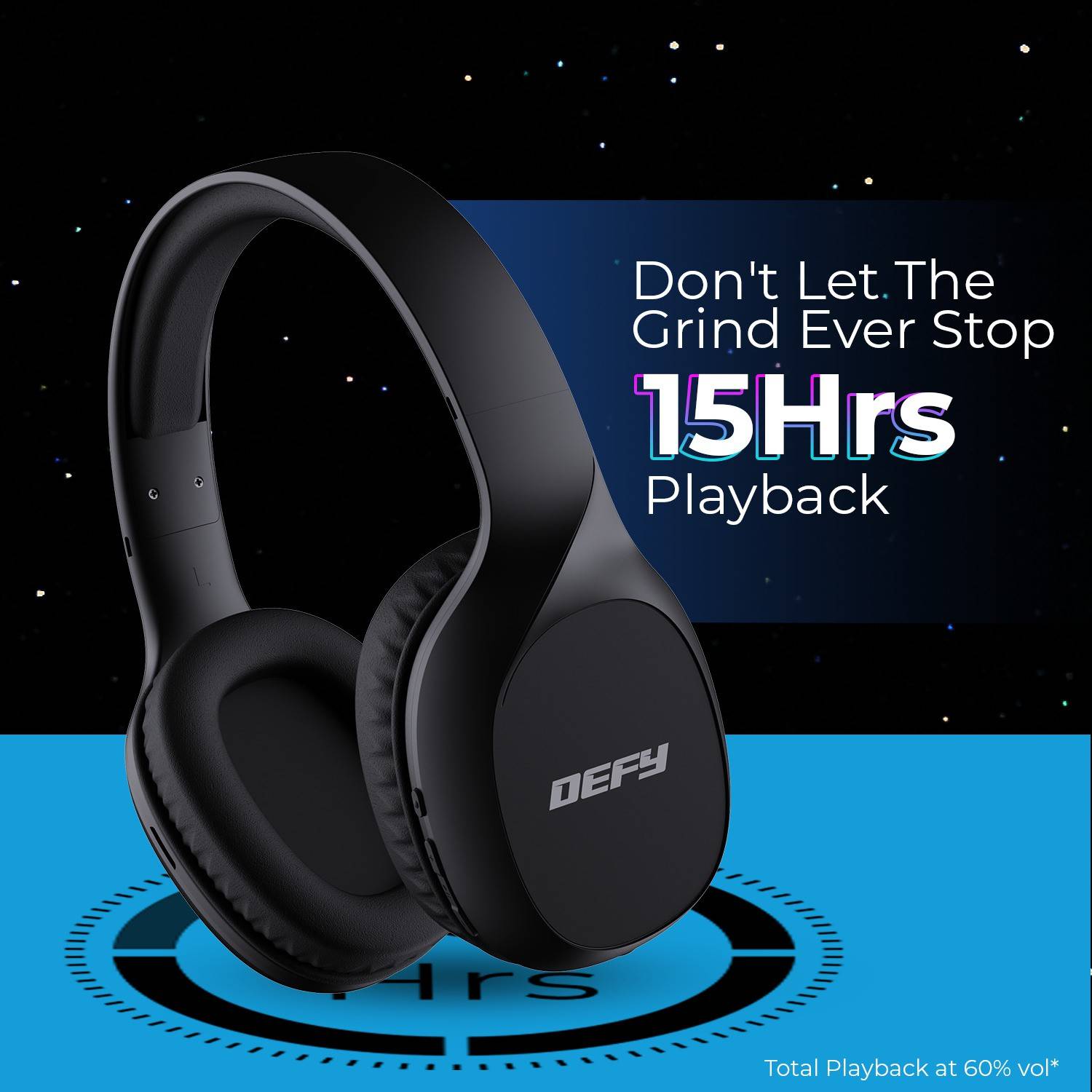 DEFY BassX DWH01 Bluetooth Gaming Headphones - Image 3