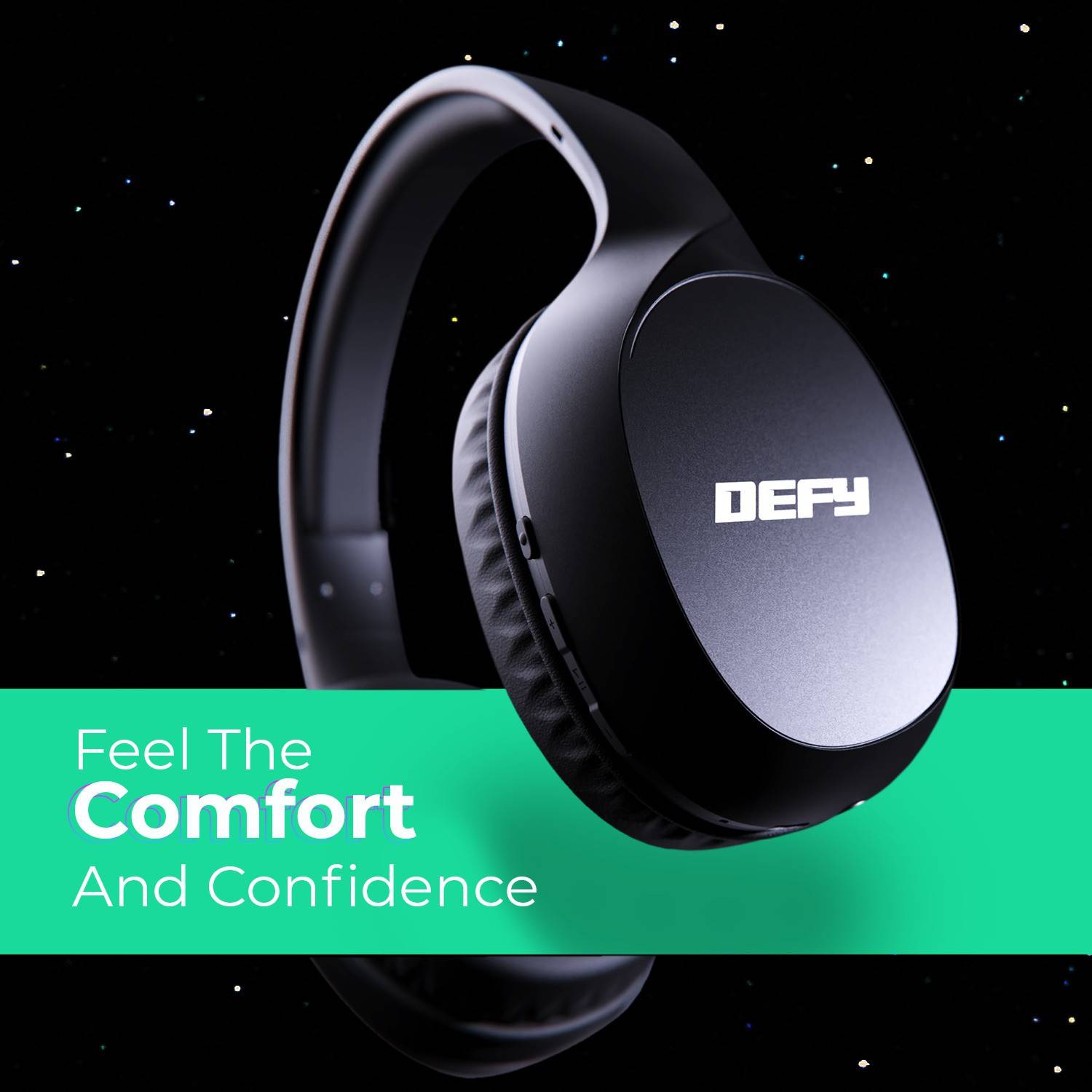 DEFY BassX DWH01 Bluetooth Gaming Headphones - Image 4