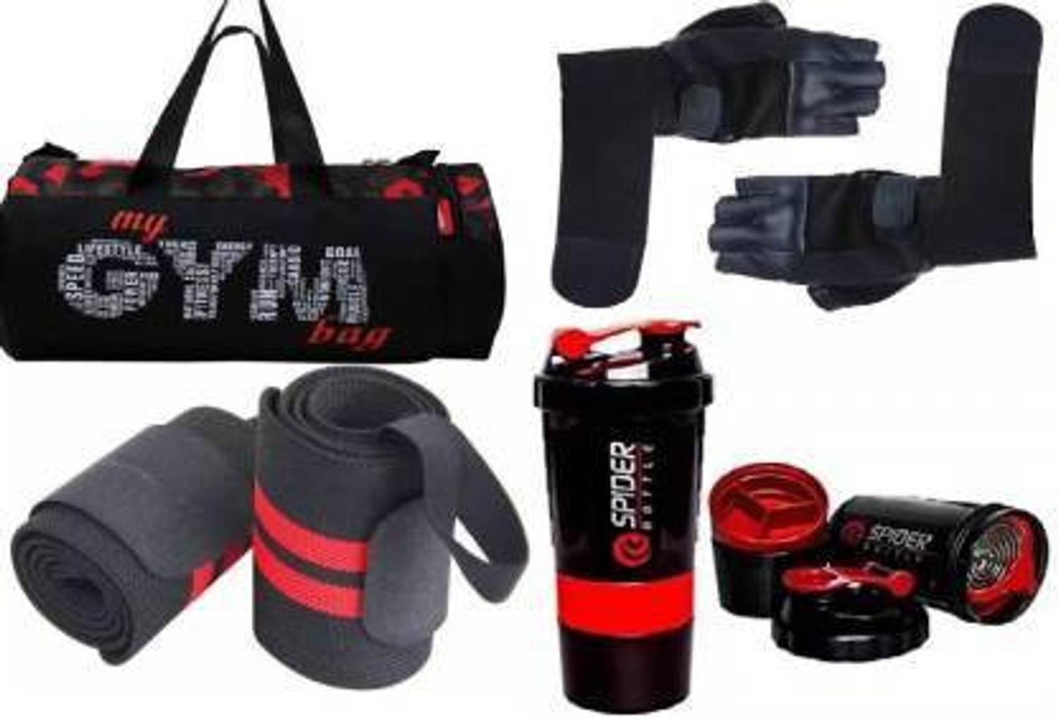 L'AVENIR Fitness Gym Bag with Accessories - Image 1