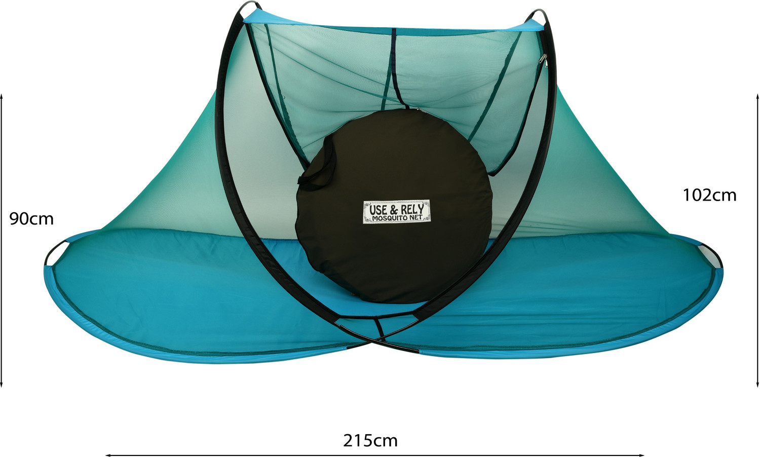 Image of use & rely High Quality Soft Comfortable BIG ZIPPER DOUBLE OVERLOCKING Polyester Washable Adults Mosquito Net