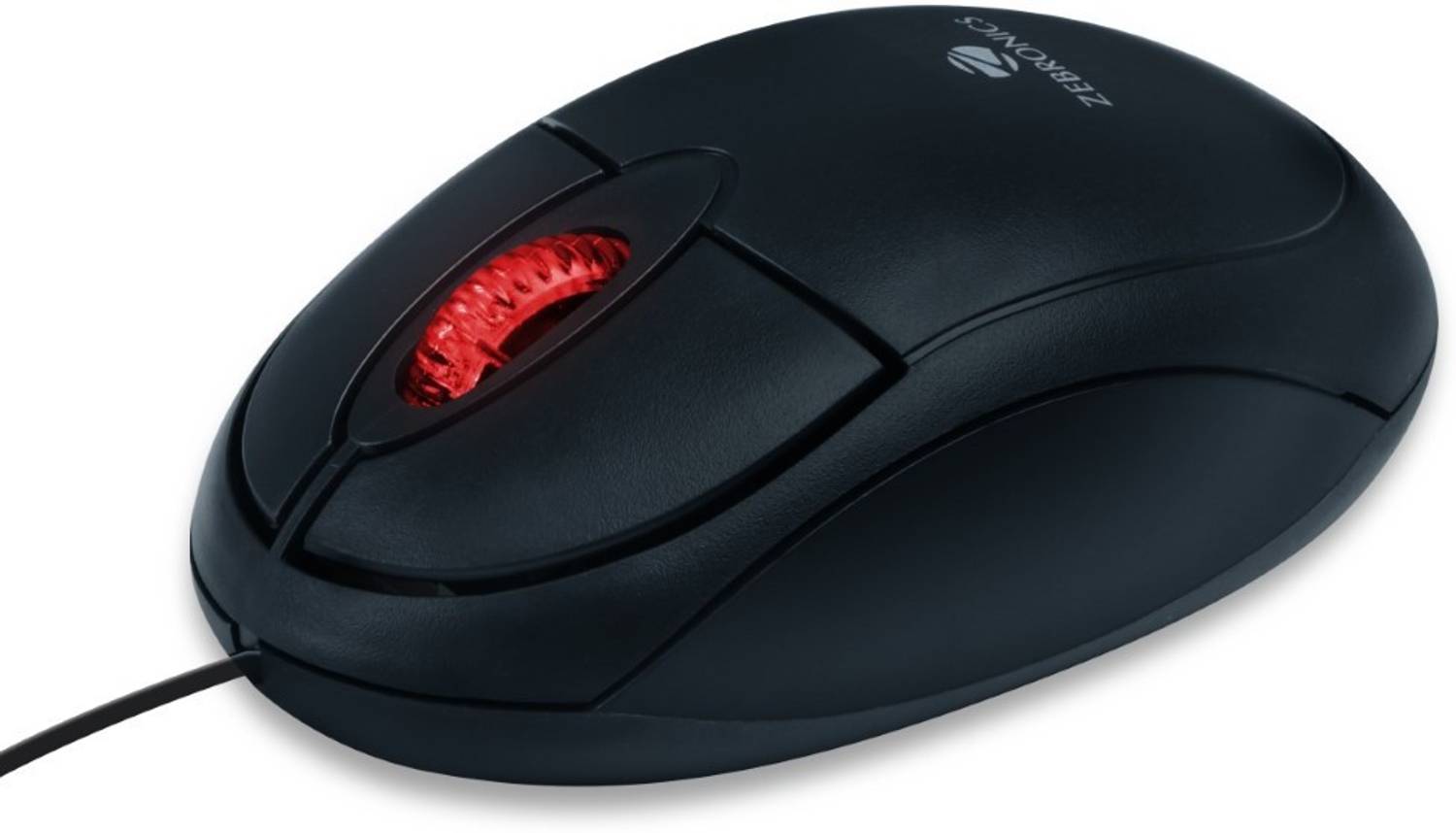 ZEBRONICS ZEB-RISE Wired Ergonomic Optical Mouse