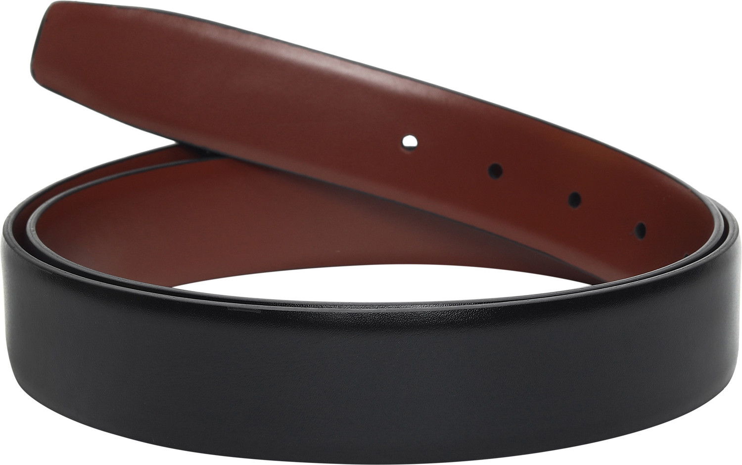 Image of Titan Men Formal Black Genuine Leather Reversible Belt