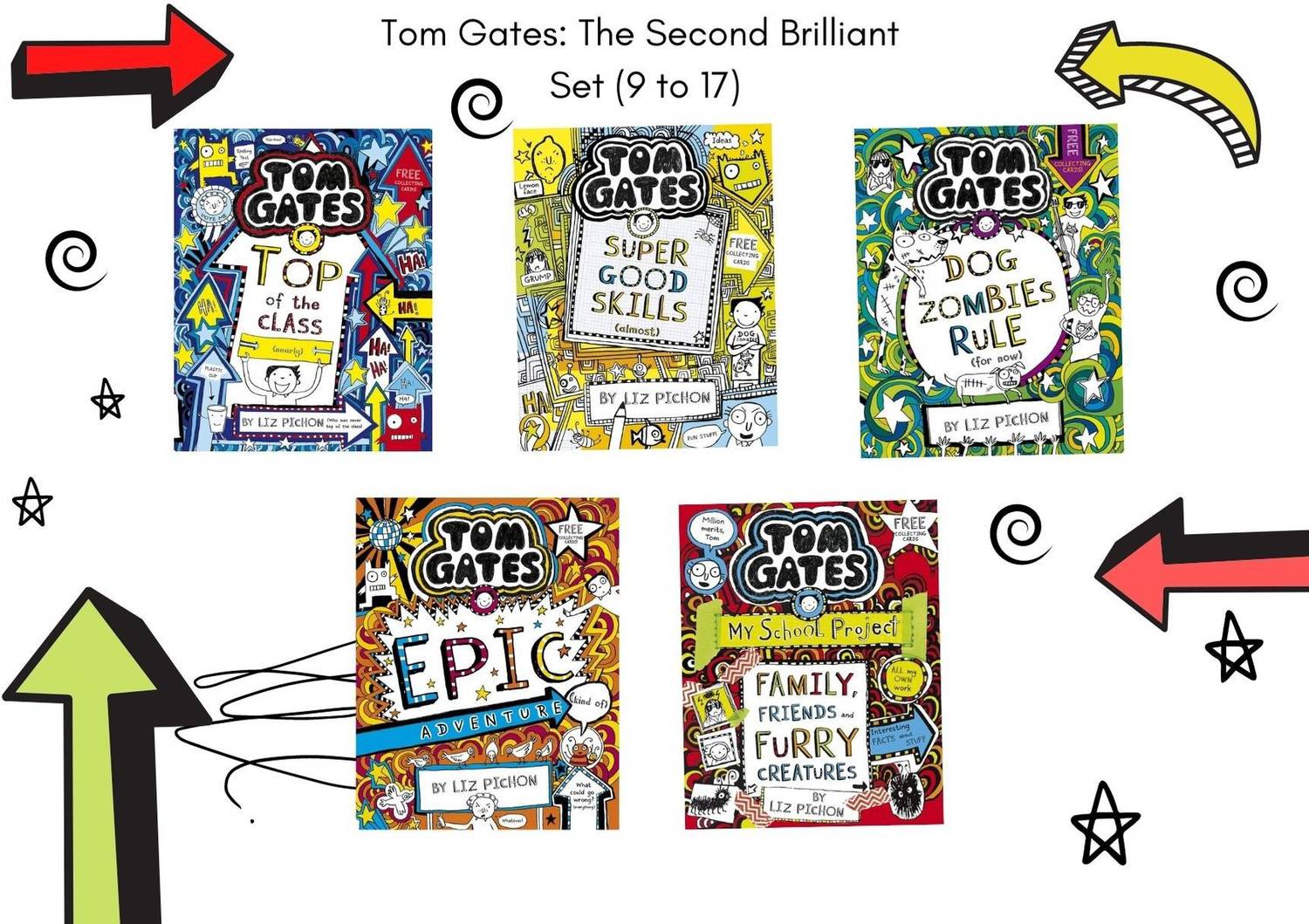 Tom Gates: the Second Brilliant Set (9 to 17): Buy Tom Gates: the