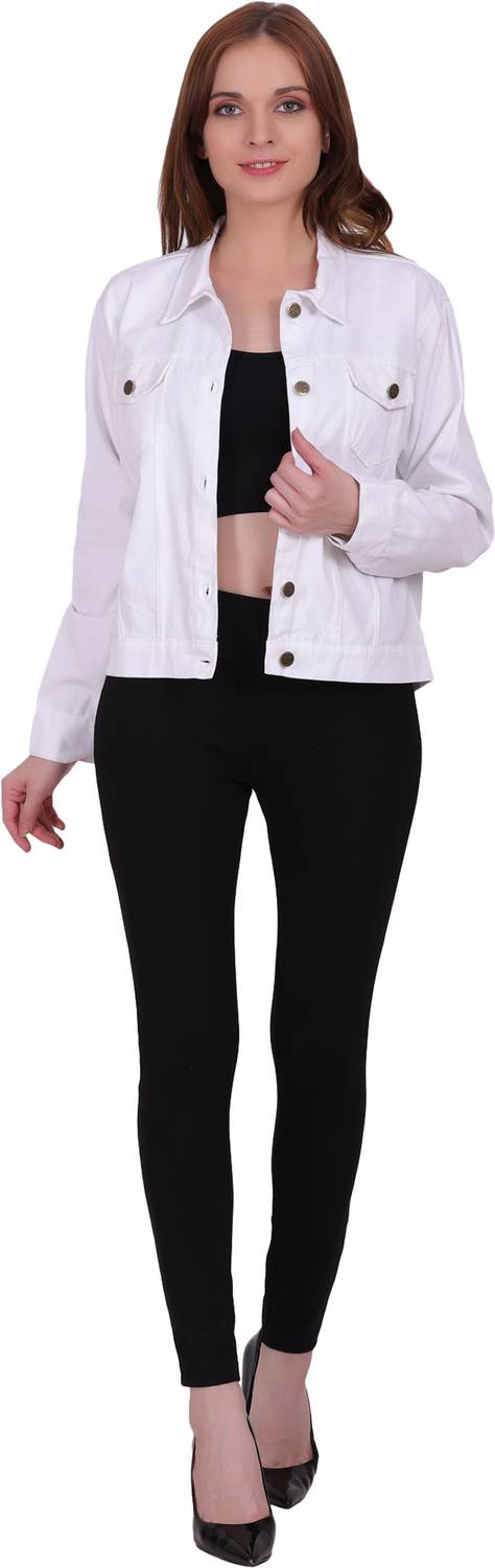 AARYA ENTERPRISES Full Sleeve Solid Women Denim Jacket