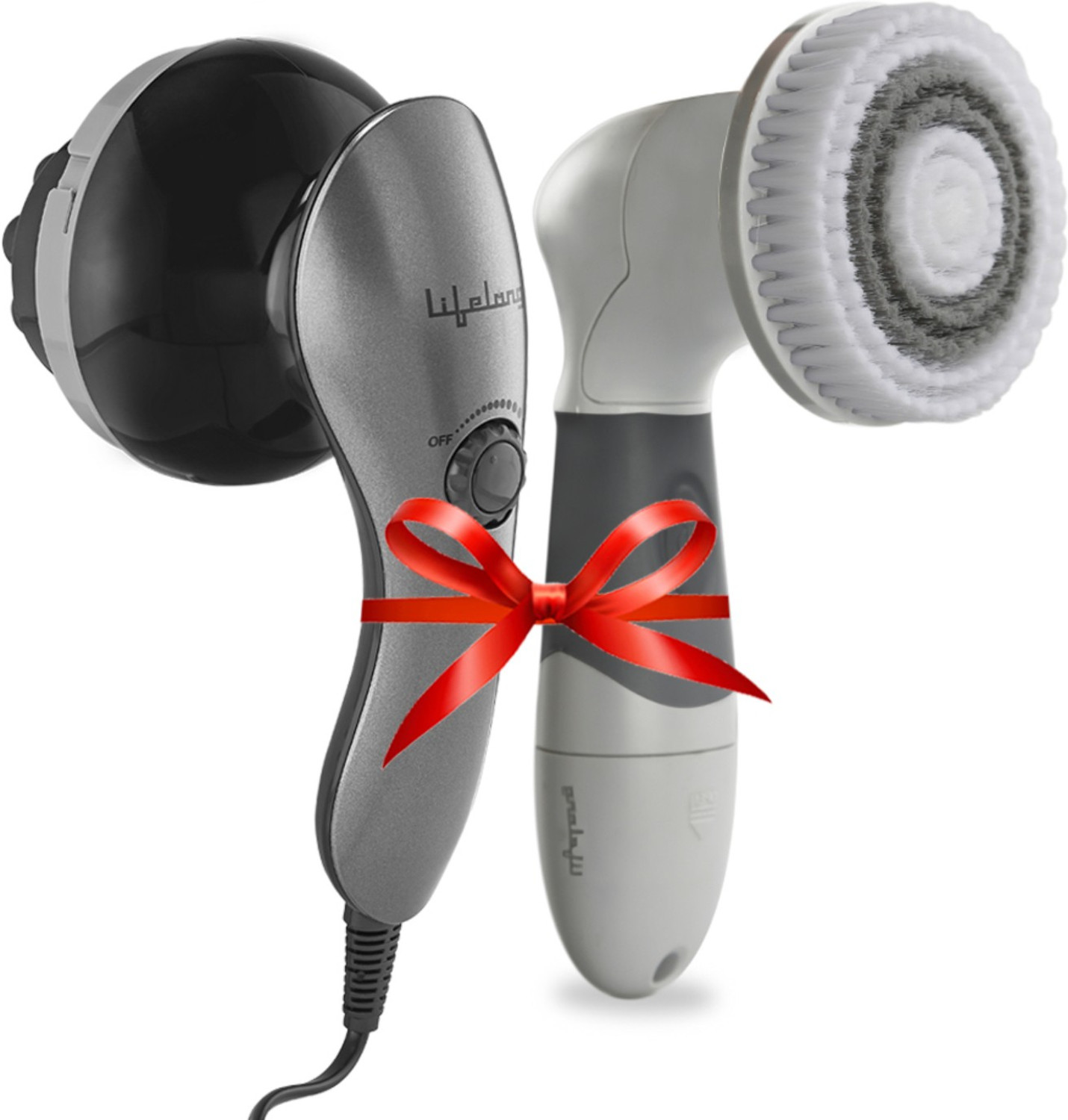 Image of Lifelong Llcmb620 Massager (Grey and Black)