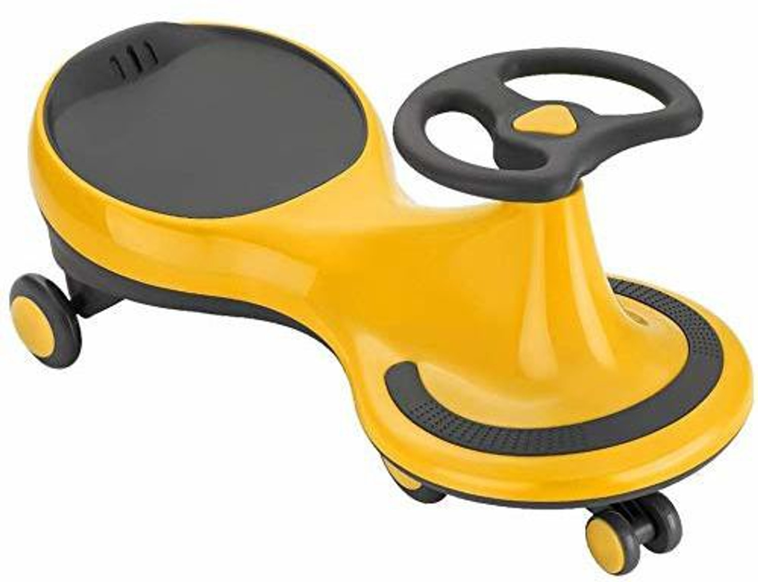 Image of JoyRide Lil' Rider - Ride on Wiggle Car Swing Car Toys for Boys and Girls, Scratch Free 2 Year Plus 100 kgs Weight Capacity Bright Brilliant Yellow Rideons & Wagons Non Battery Operated Ride On