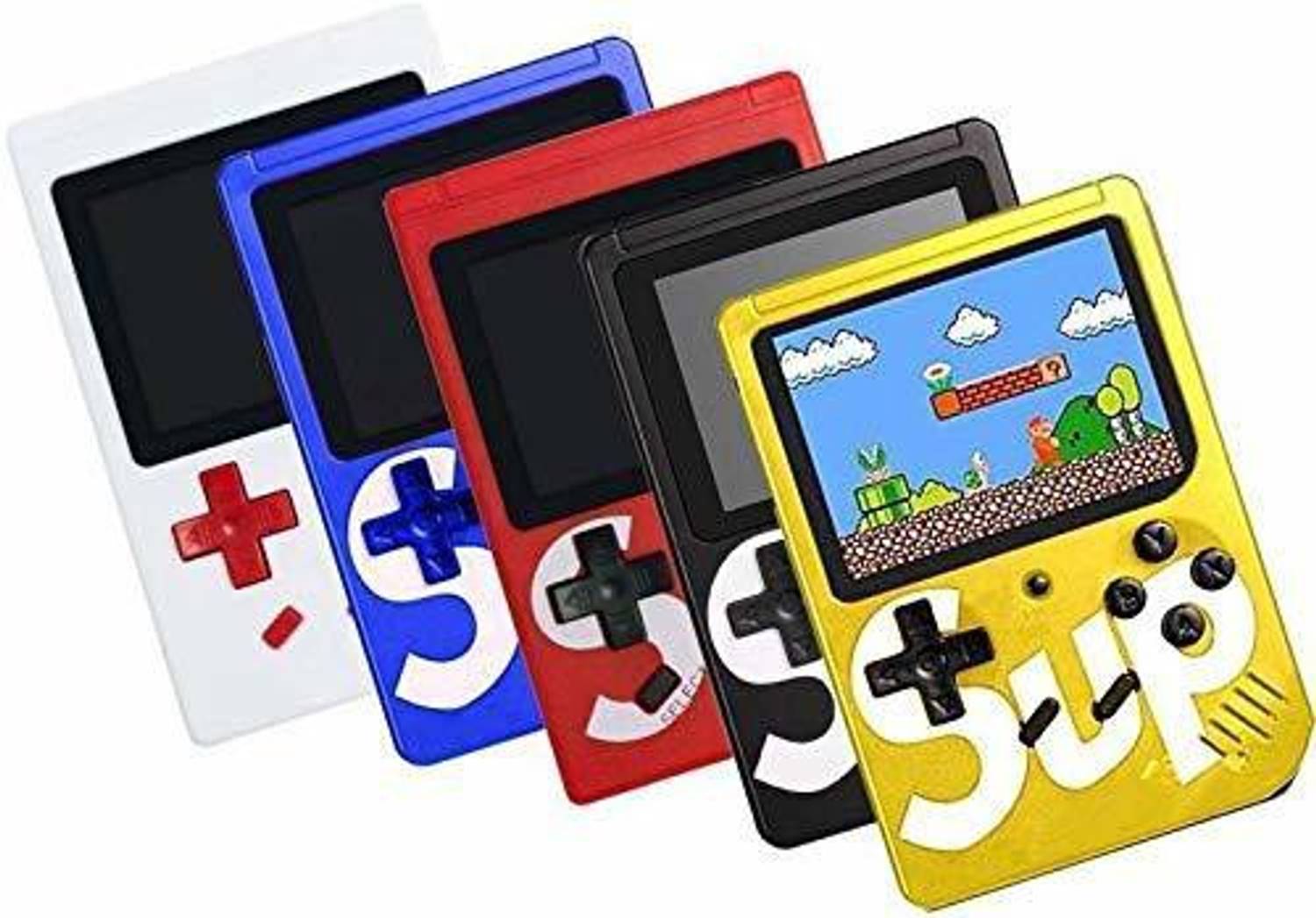 BSVR Newly 400 Games Super Mario 036 Gaming Console Portable and Best For Kids Game 8 GB with Super Mario, DR Mario, Mario, Contra, Turtles, Tank, Total 400 Games