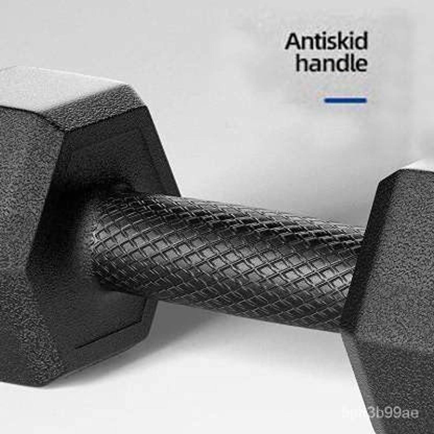 Sahib Black Hex Dumbbells Set - Image 2
