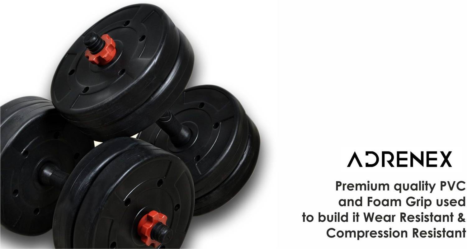 Adrenex 8 Kg Adjustable Dumbbells - Image 5