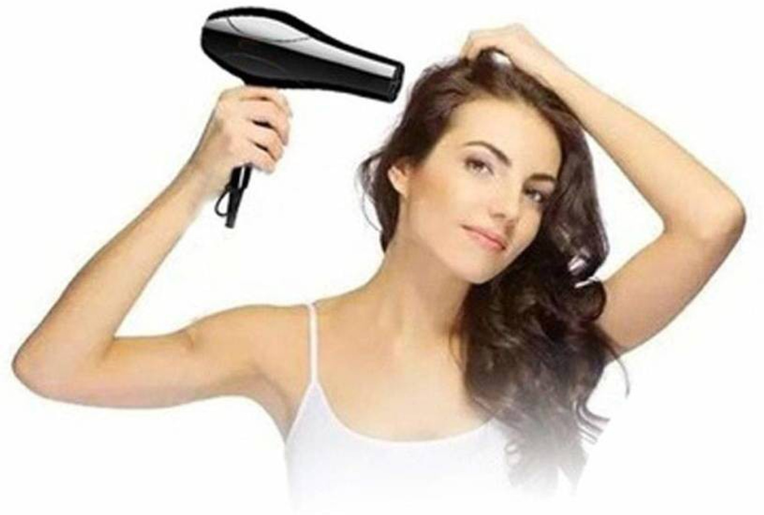 Image of FAPA 2888 2888 Professional Salon Style Hair Dryer for Men and Women 2 Speed 2 Heat Settings Cool Button with AC Motor, Concentrater Noozle and Removable Filter (1500 Watts ) Black 2888 Hair Dryer (1500 W, White) Hair Dryer