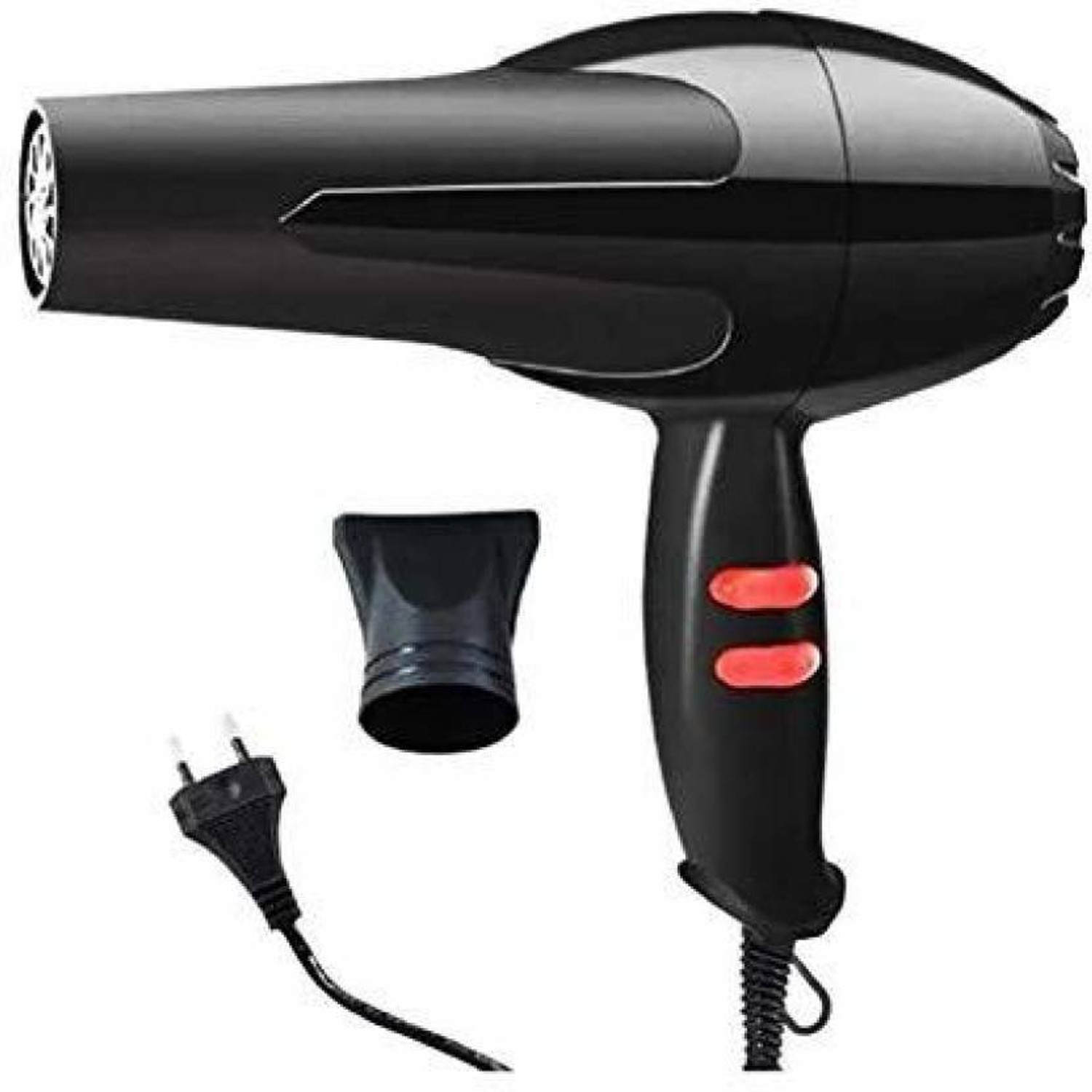 Image of FAPA 2888 2888 Professional Salon Style Hair Dryer for Men and Women 2 Speed 2 Heat Settings Cool Button with AC Motor, Concentrater Noozle and Removable Filter (1500 Watts ) Black 2888 Hair Dryer (1500 W, White) Hair Dryer