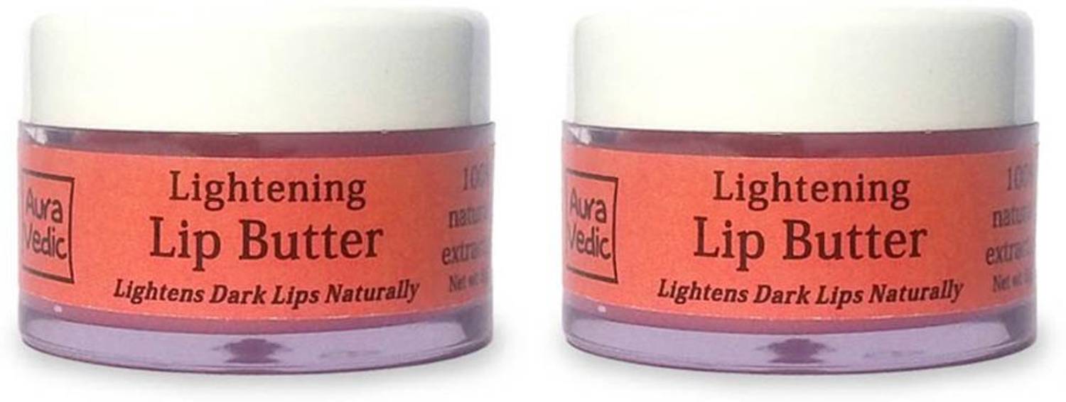 AURAVEDIC Lightening Lip Butter (Pack Of 2) Berry