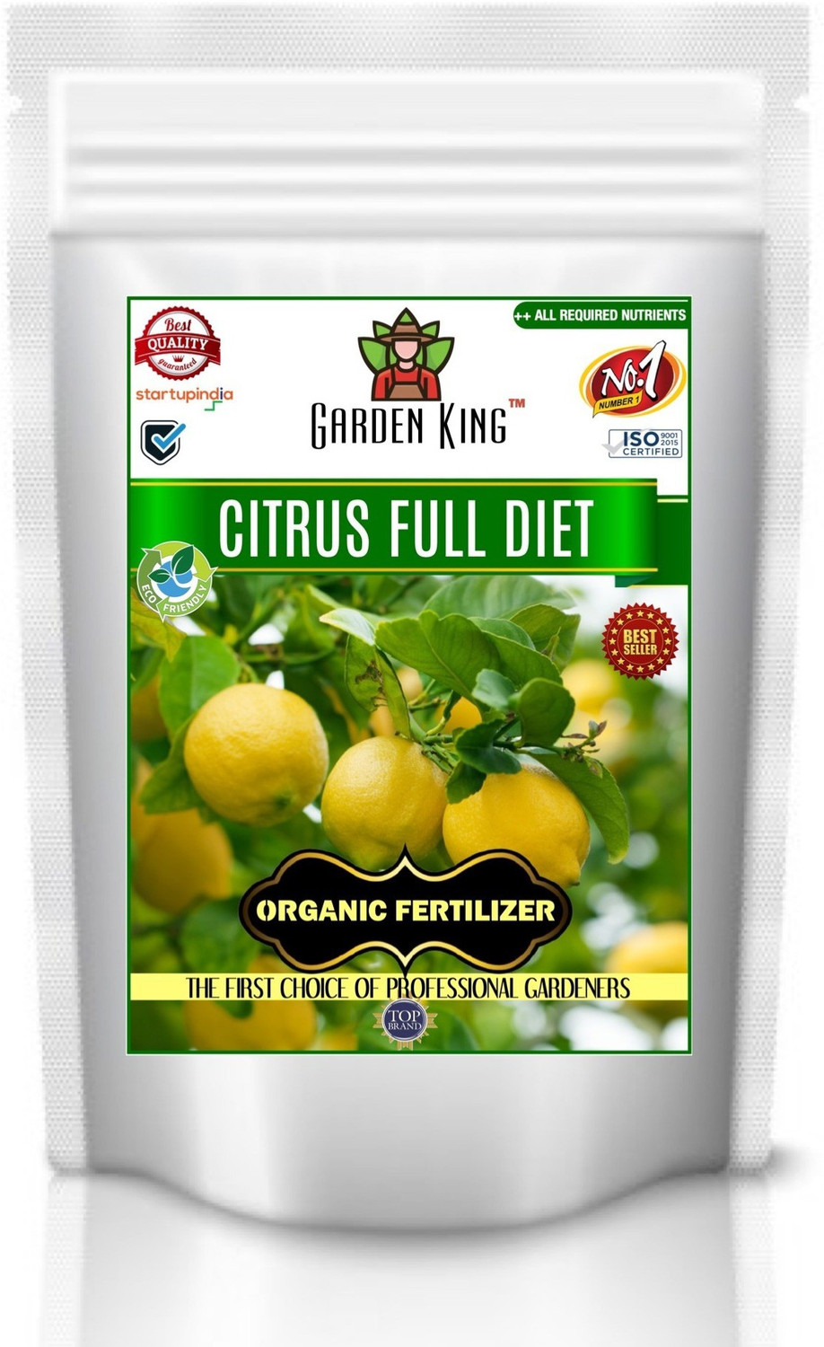 Image of Garden King Citrus Full Diet, Essential Organic Fertilizer For citrus Plants, Double Filtered with All Required Nutrients and Active Micro-Organism fast Growth Fertilizer