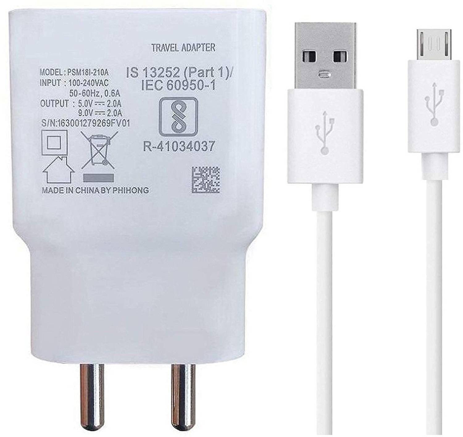 Akway Wall Charger Accessory Combo for Vivo Y11, Vivo V5 Plus, Vivo V3, Vivo V7, V7+, V9, V9 Youth, Vivo Y69, Vivo V5