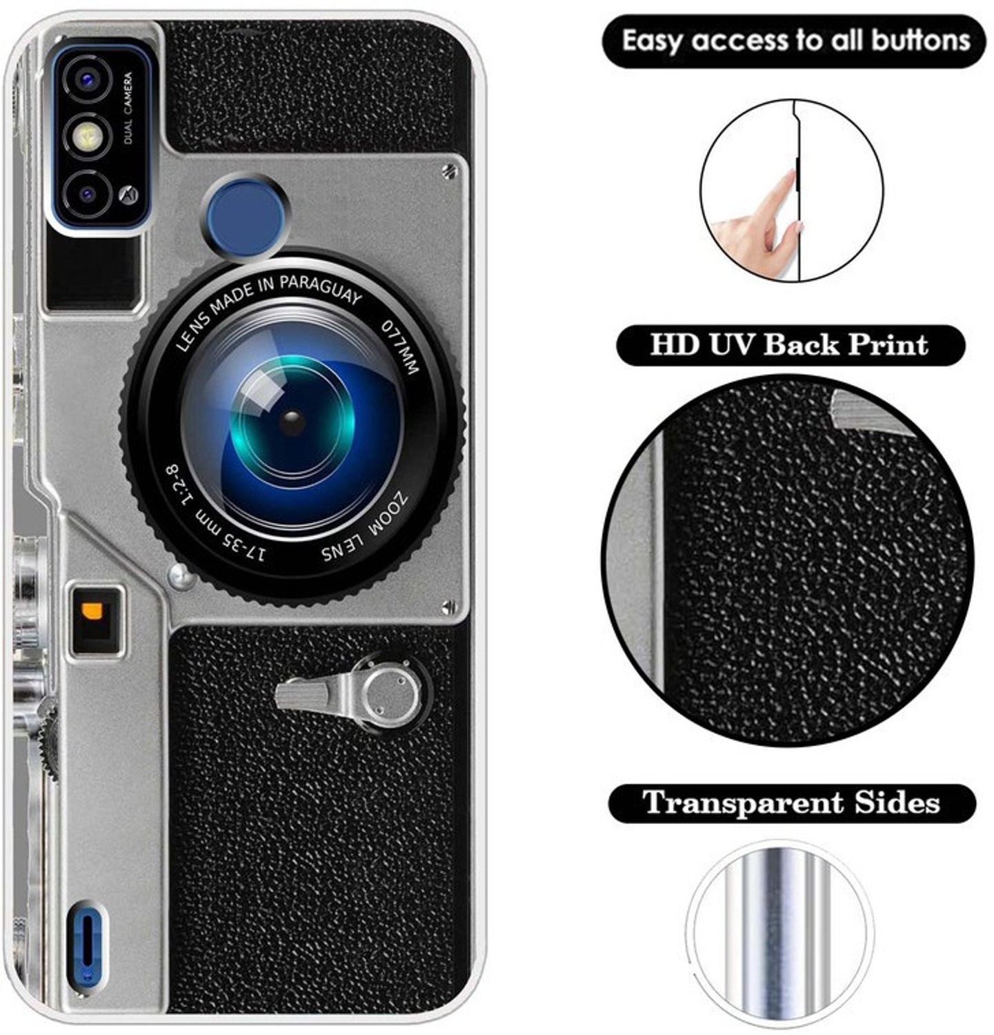 Image of Case Club Back Cover for Tecno Spark 6 Go, Tecno Spark Go 2021