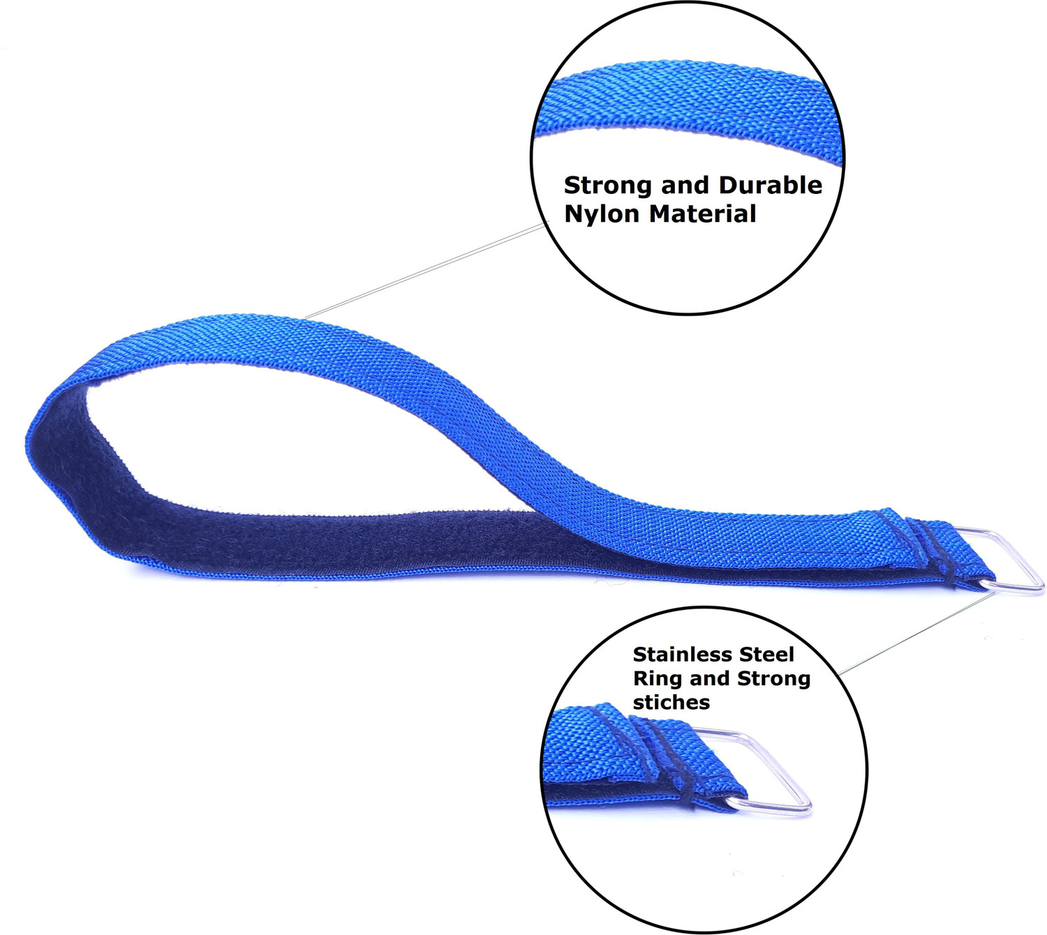 Image of Greeture Hook and Loop Fastener Medical tourniquet band (Pack of 6) Fitness Band