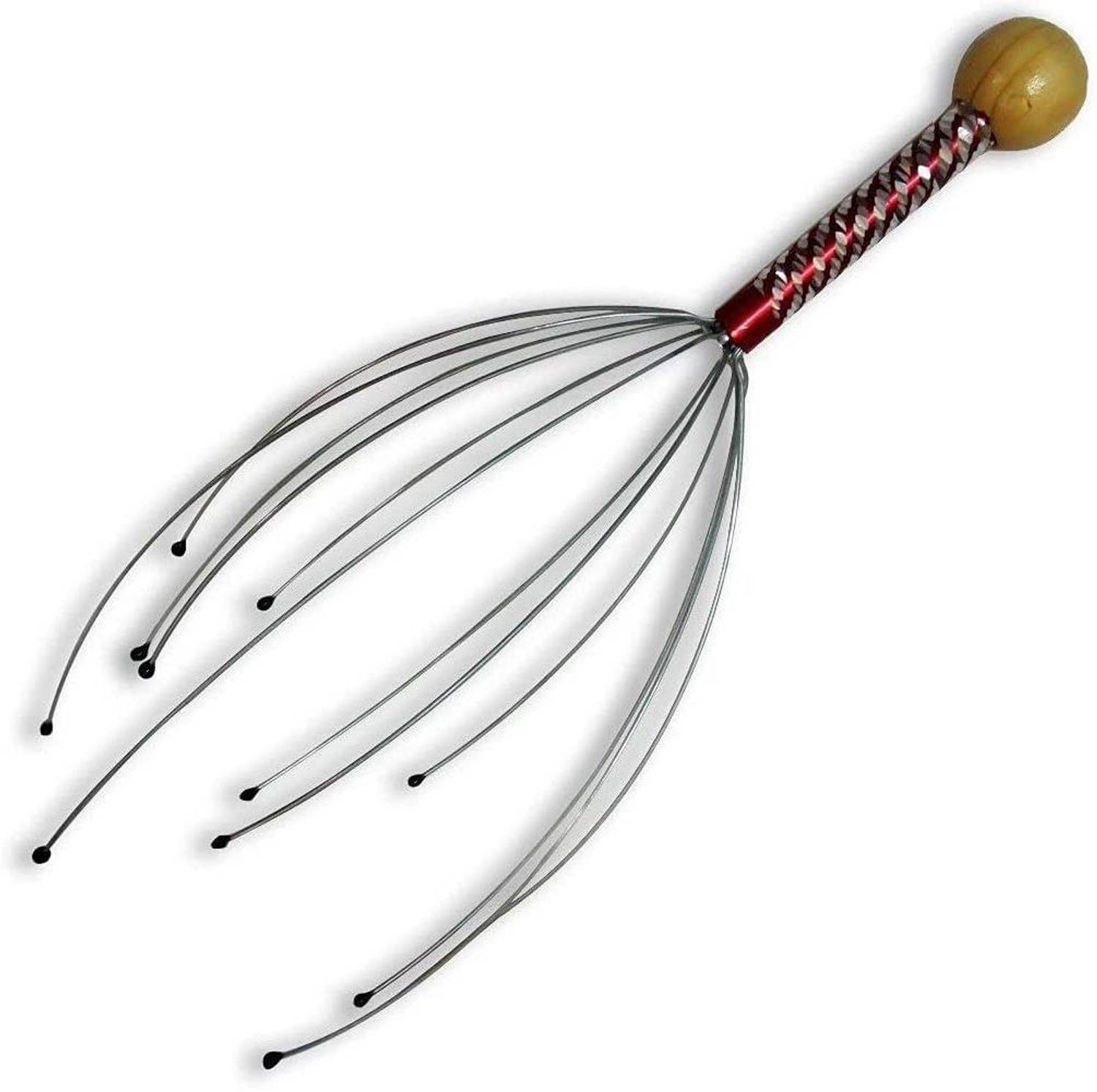 Ashvath Claw Head Massager Manual Head Massager, Hand Held Scalp Head Massager Pain Relief And Hair Growth, Head Massager Neck Massage Octopus Scalp Stress Relax Spa Therapy Dealing (pack of 1) Massager (Multicolor)