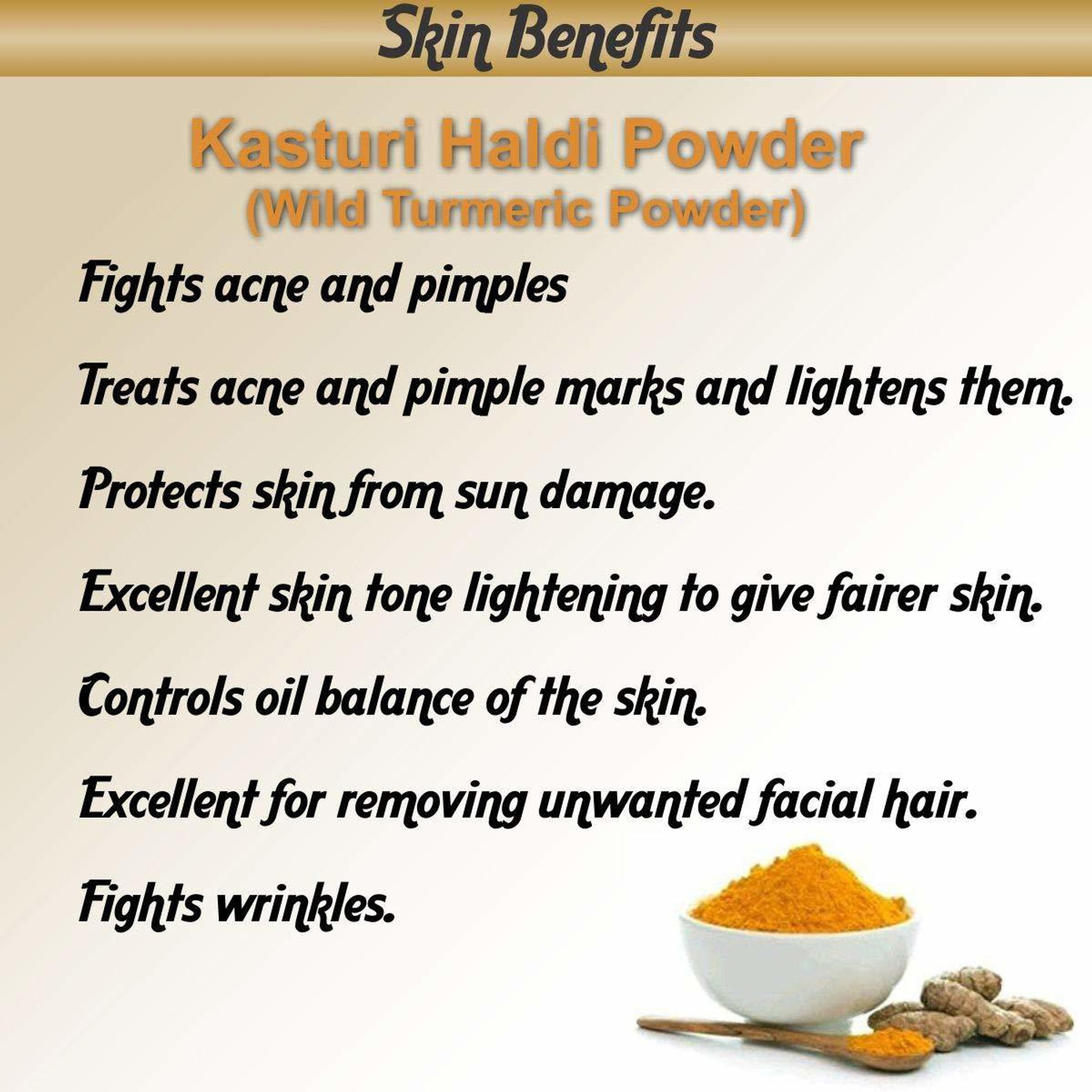 Image of Online Quality Store Kasturi Haldi Powder Combo for Hair and Face 100