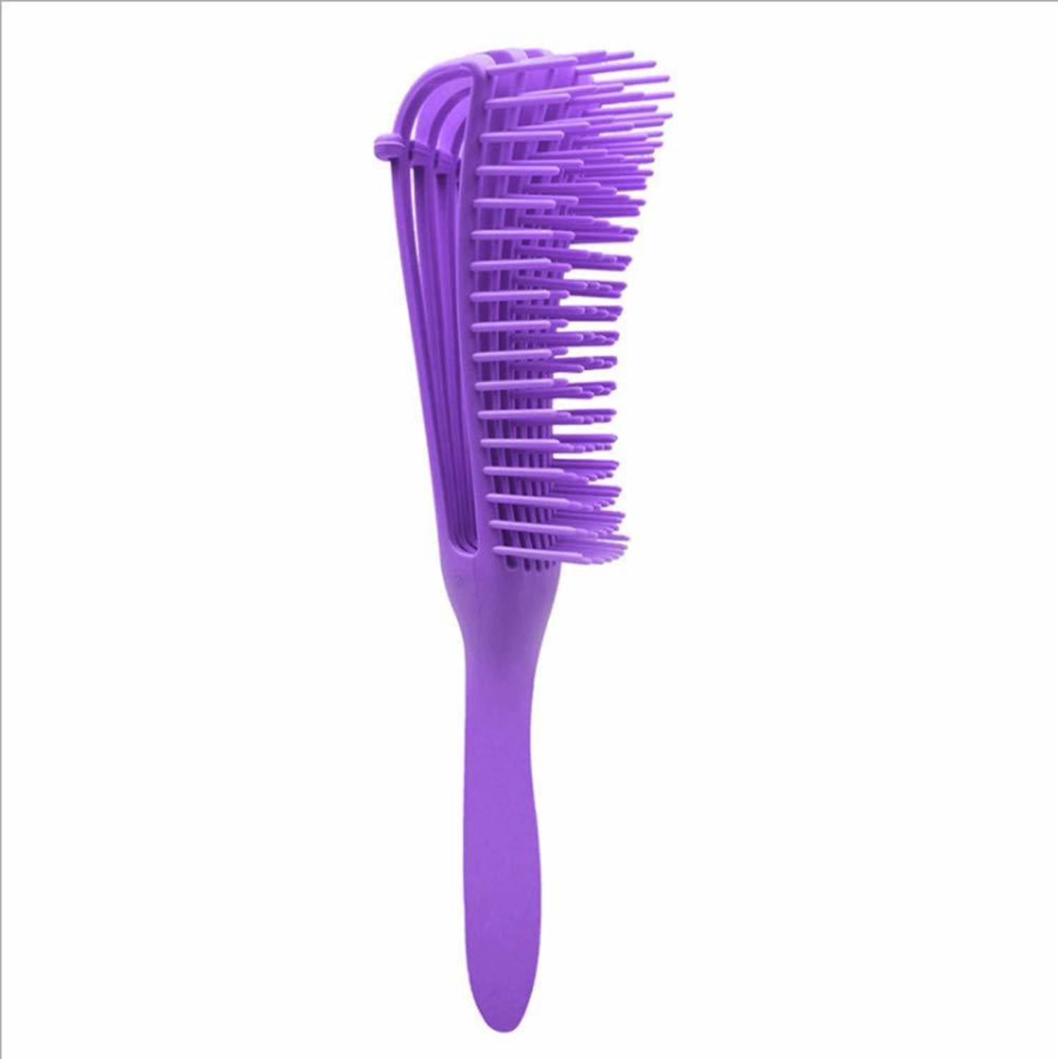 AlexVyan Purple Detangling Comb Multifunctional Hair Comb Octopus Comb Hair Scalp Massager for Natural Hair Detangling Comb for Women Afro Textured America 3a to 4c Kinky Wavy Curly Coily Thick Long Hair Brush