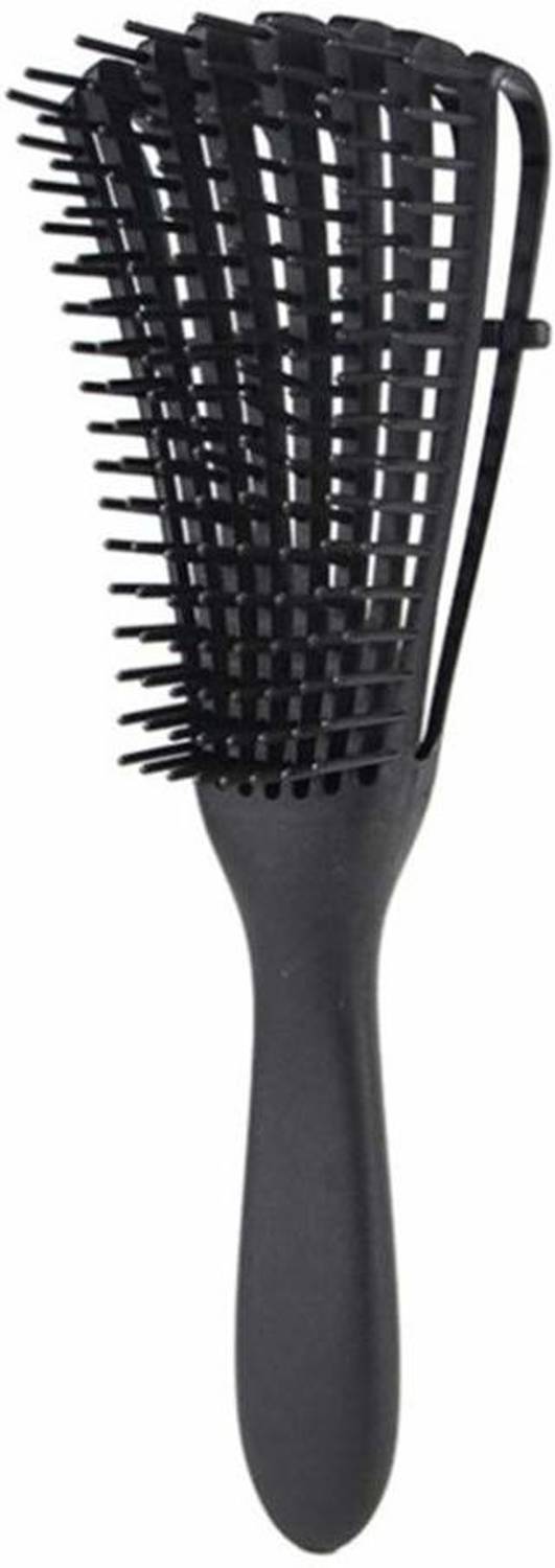 AlexVyan Black Detangling Comb Multifunctional Hair Comb Octopus Comb Hair Scalp Massager for Natural Hair Detangling Comb for Women Afro Textured America 3a to 4c Kinky Wavy Curly Coily Thick Long Hair Brush